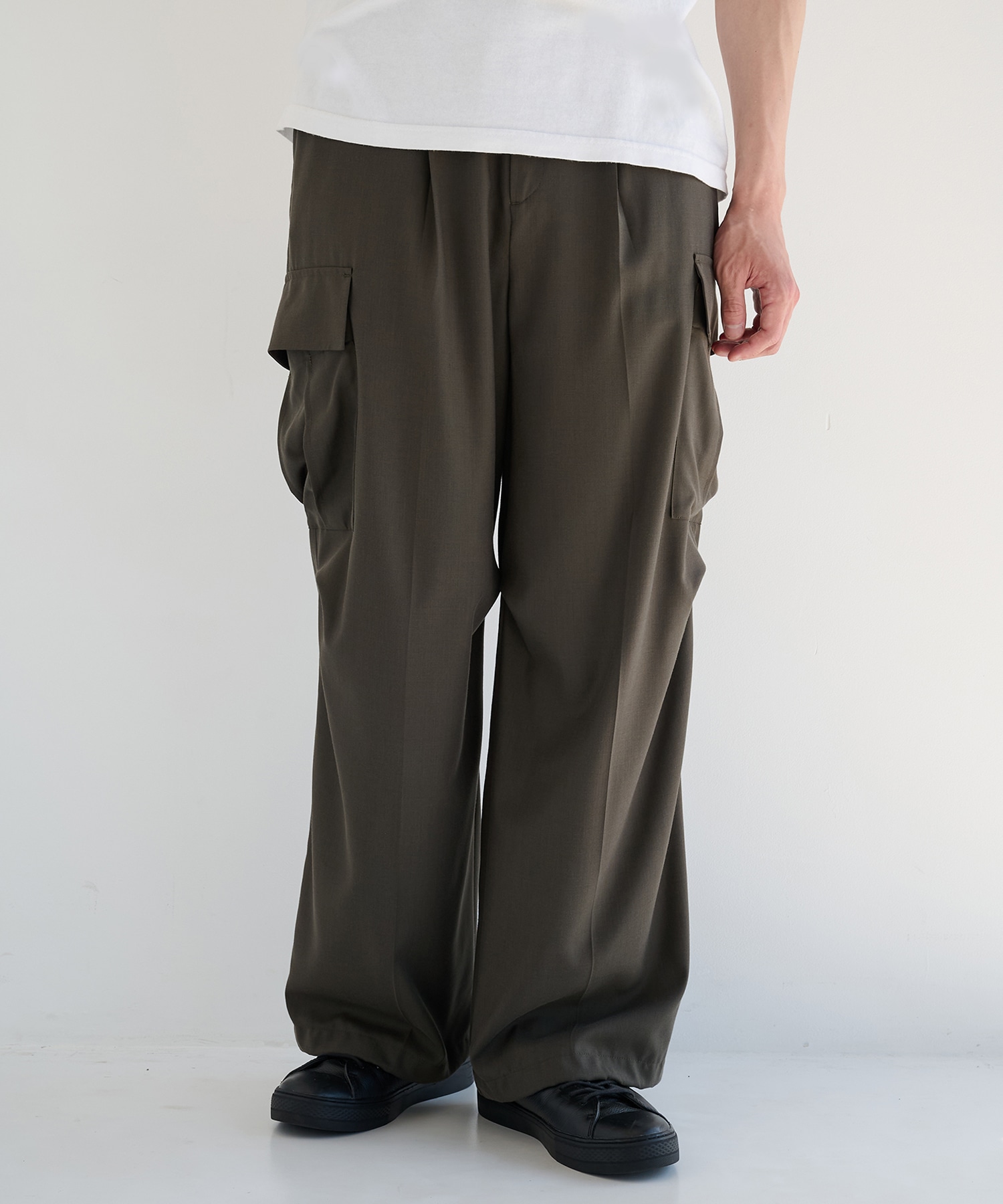 COOL WOOL CARGO PANTS