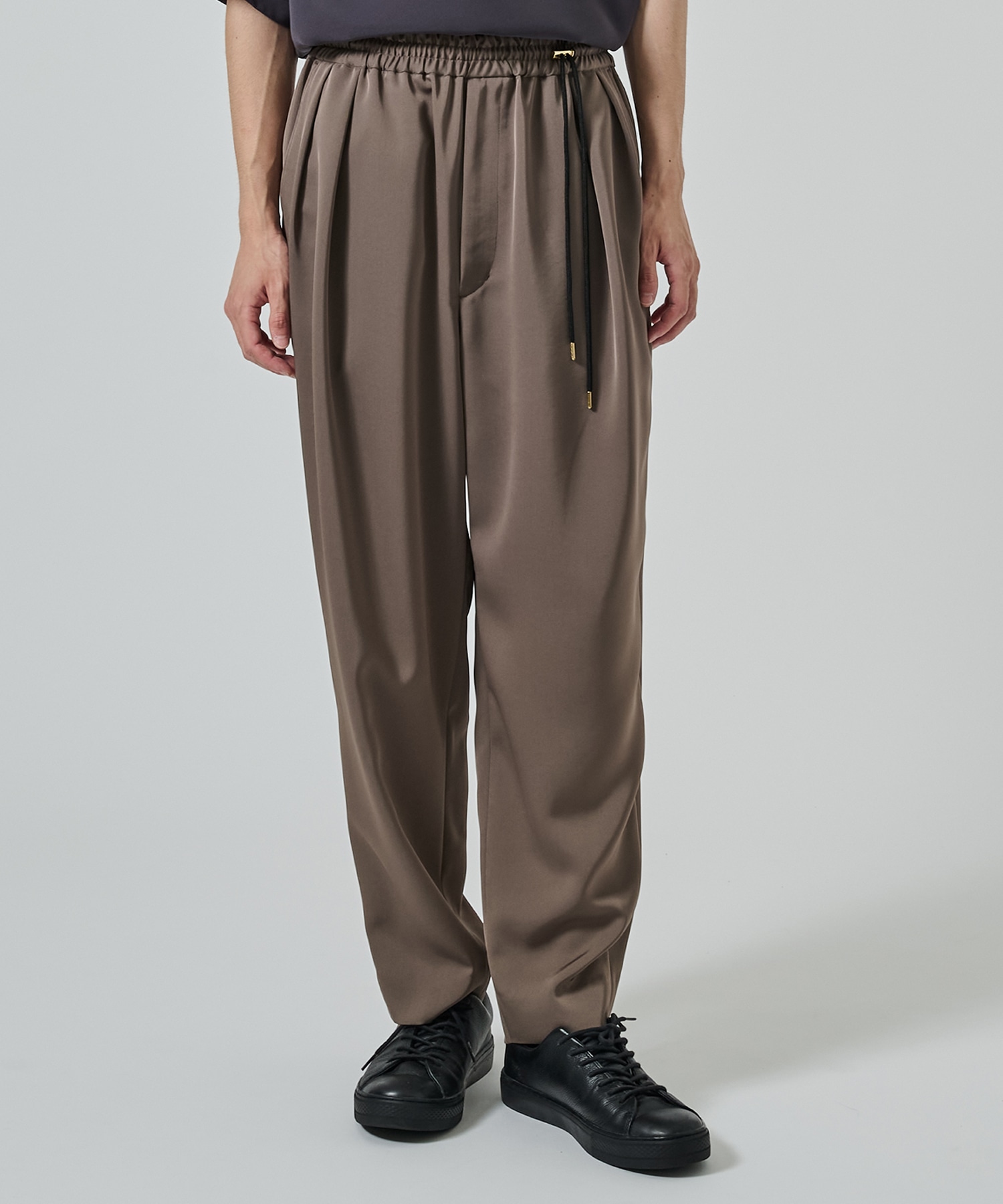 〈別注〉 Dry Stretch Twill Side Drawstring Relax Wide Tapered Pa