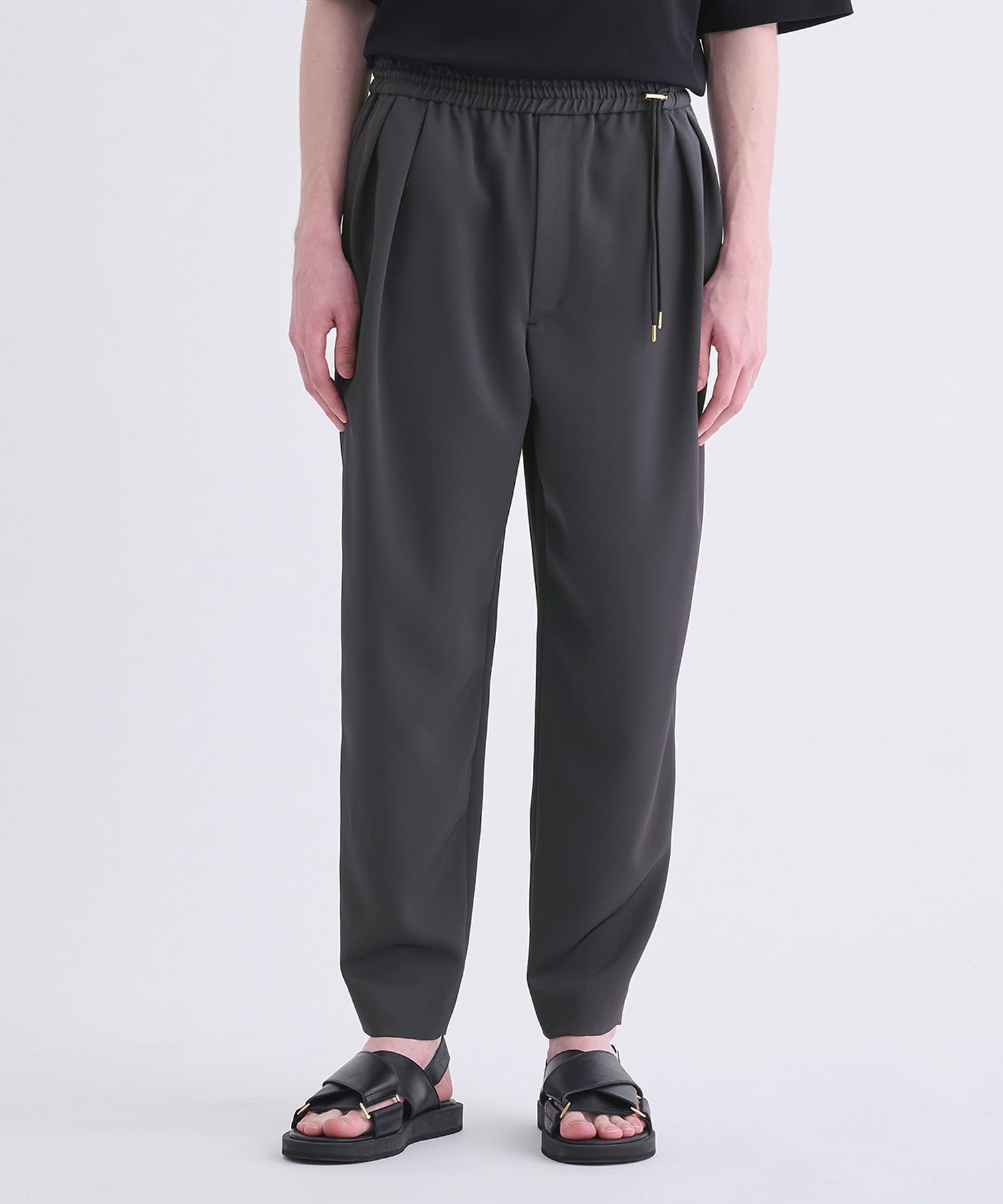 〈別注〉 Dry Stretch Twill Side Drawstring Relax Wide Tapered Pa