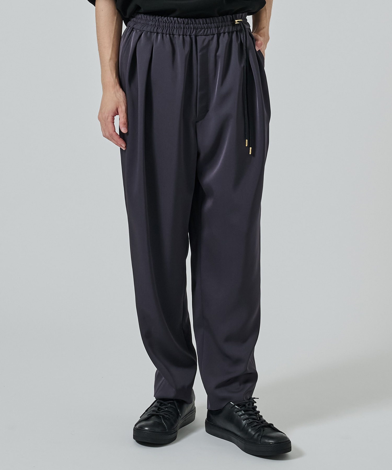 〈別注〉 Dry Stretch Twill Side Drawstring Relax Wide Tapered Pa