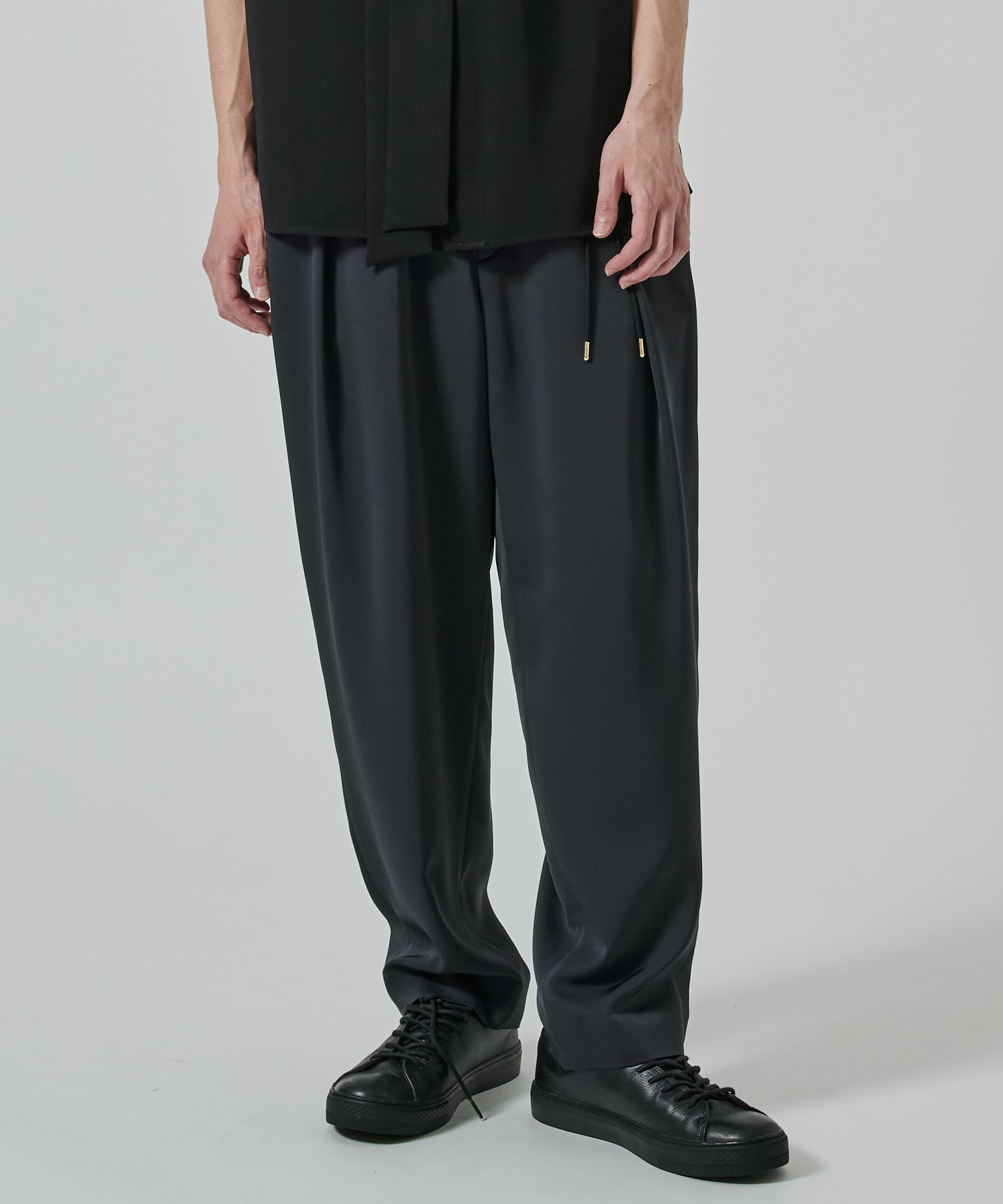 〈別注〉 Dry Stretch Twill Side Drawstring Relax Wide Tapered Pa
