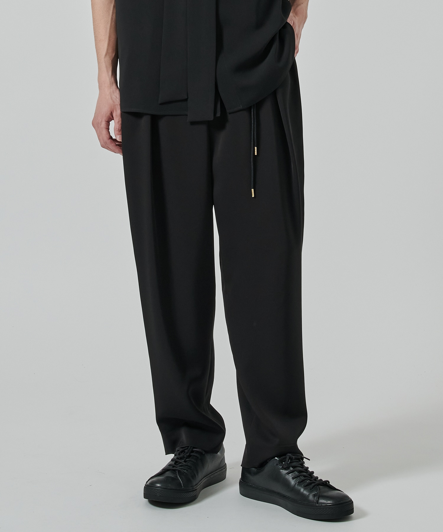 〈別注〉 Dry Stretch Twill Side Drawstring Relax Wide Tapered Pa