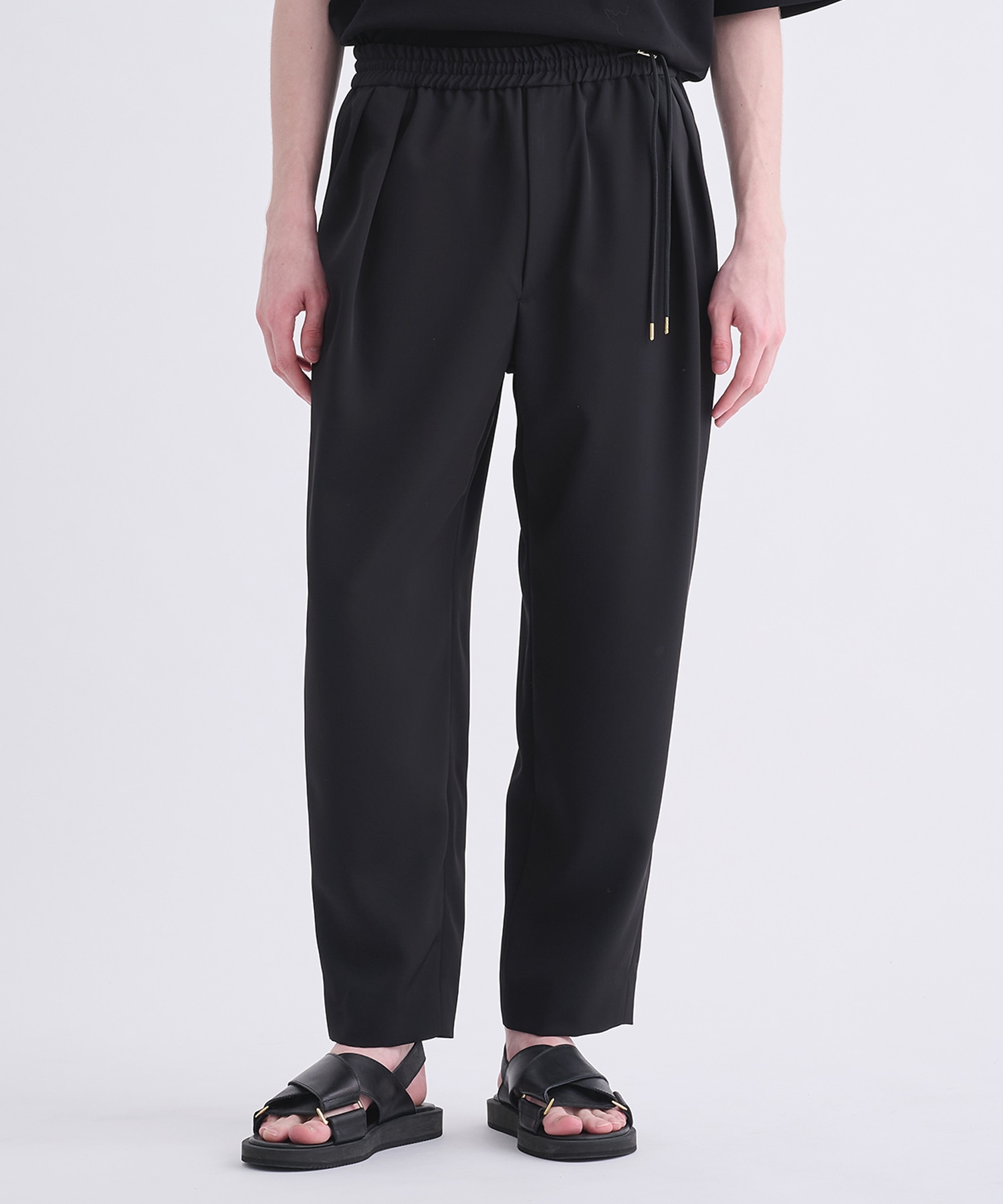 〈別注〉 Dry Stretch Twill Side Drawstring Relax Wide Tapered Pa