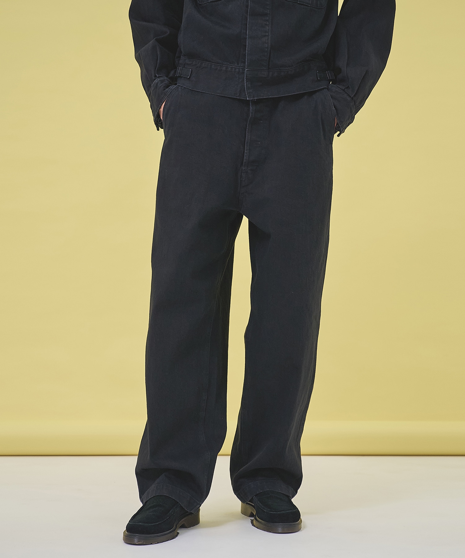 別注 DENIM MILITARY PANTS
