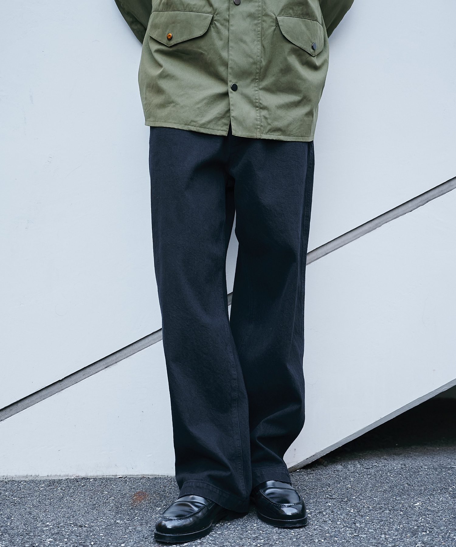 別注 DENIM MILITARY PANTS