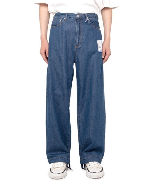 COTTON TENCEL DENIM BAGGY PANTS