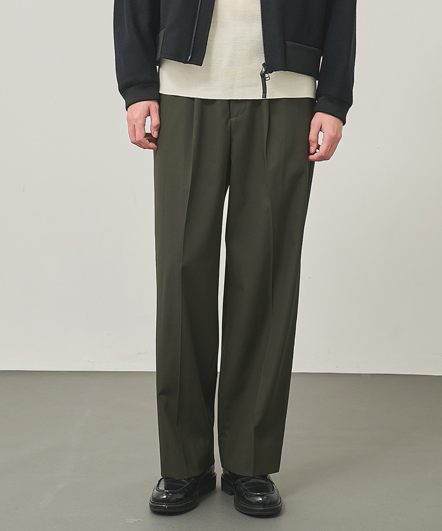 GANSHIN DRILL WIDE SLACKS