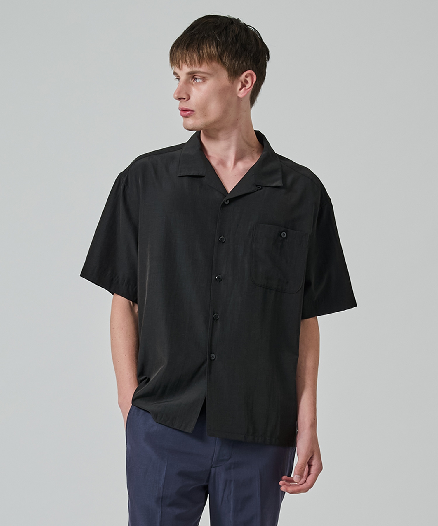 別注 Short Sleeve Open Collar Shirt