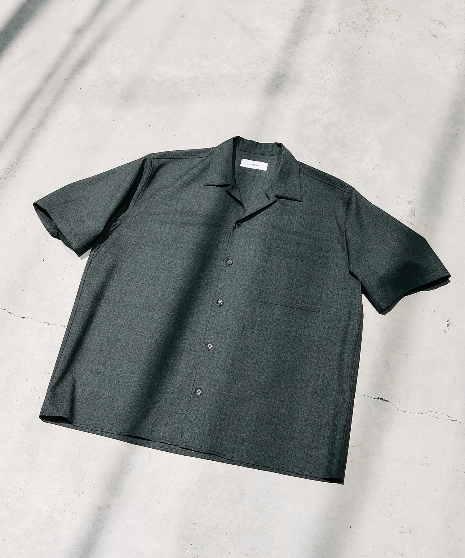〈別注〉 OPEN COLLAR S/S SHIRT