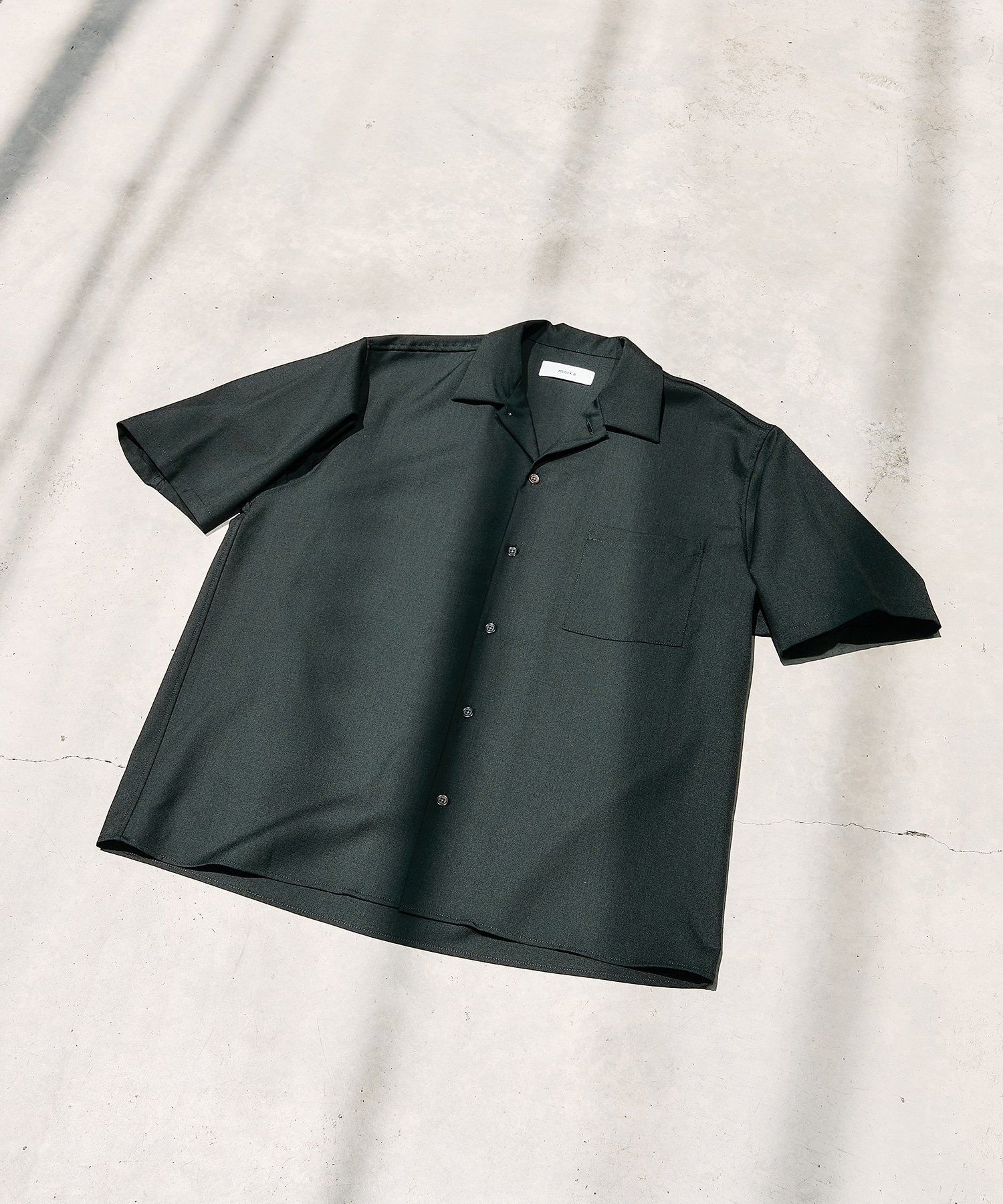 〈別注〉 OPEN COLLAR S/S SHIRT