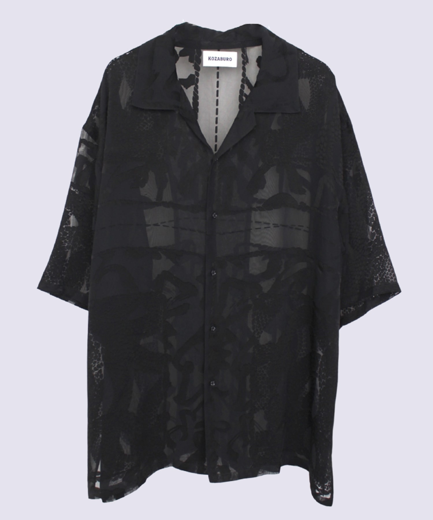 OPAL SHORT SLEEVE OVERSIZE CAMP COLLAR SHIRT