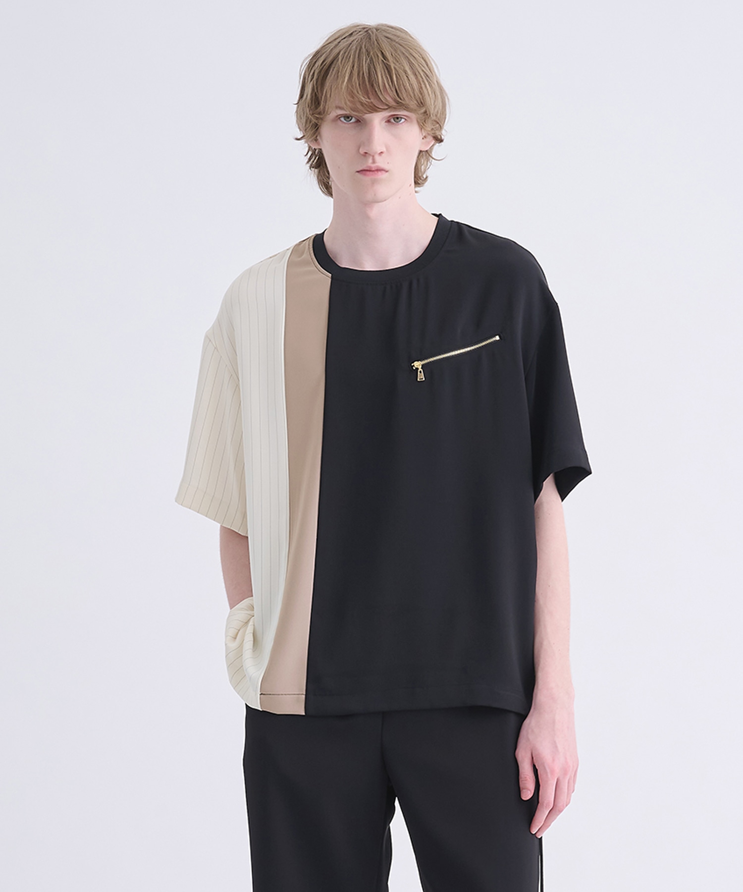 Double Satin Bi Color Pullover