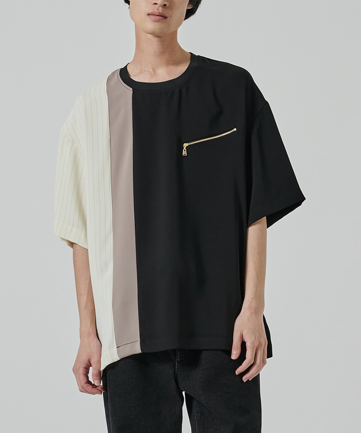 Double Satin Bi Color Pullover