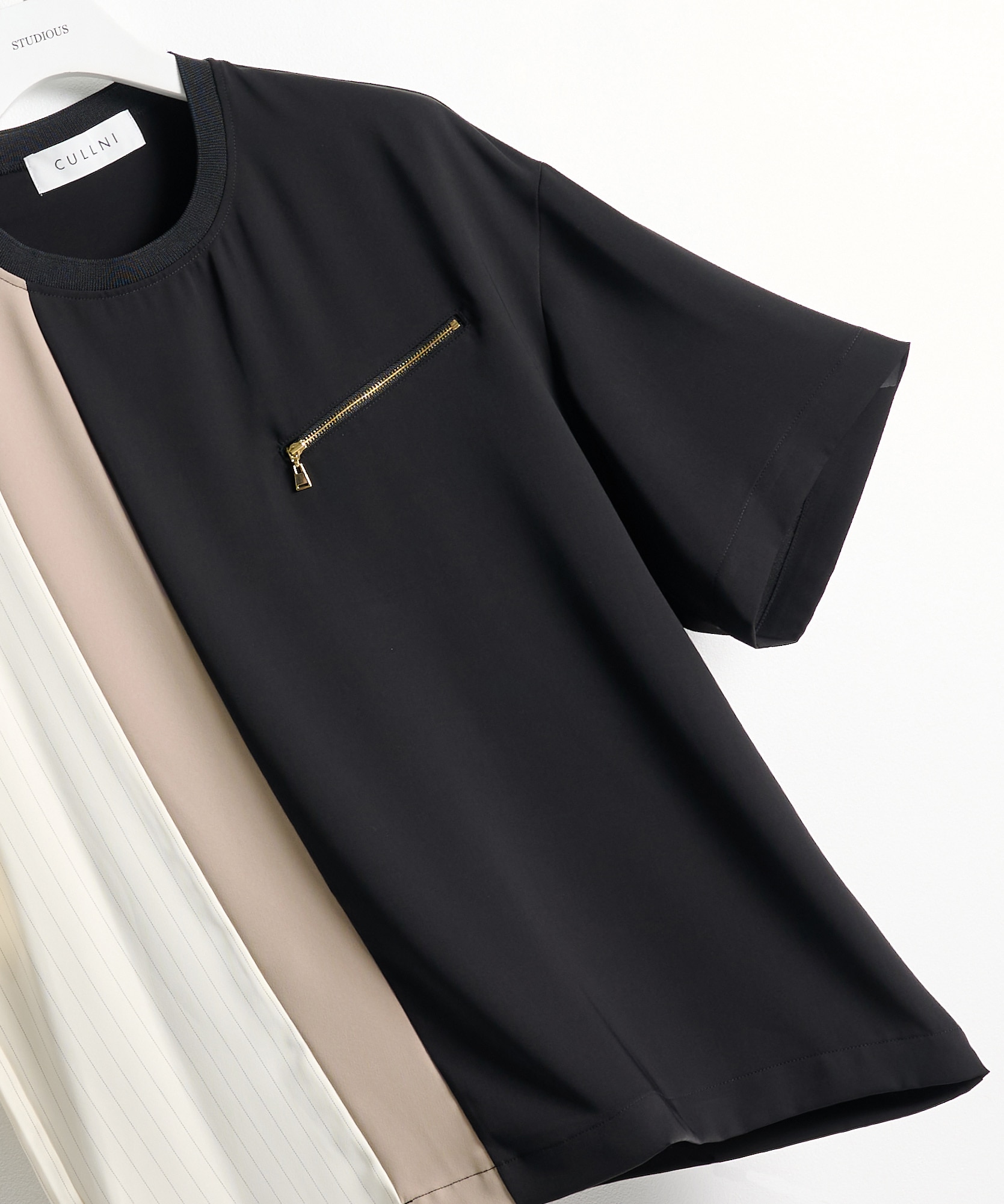 Double Satin Bi Color Pullover
