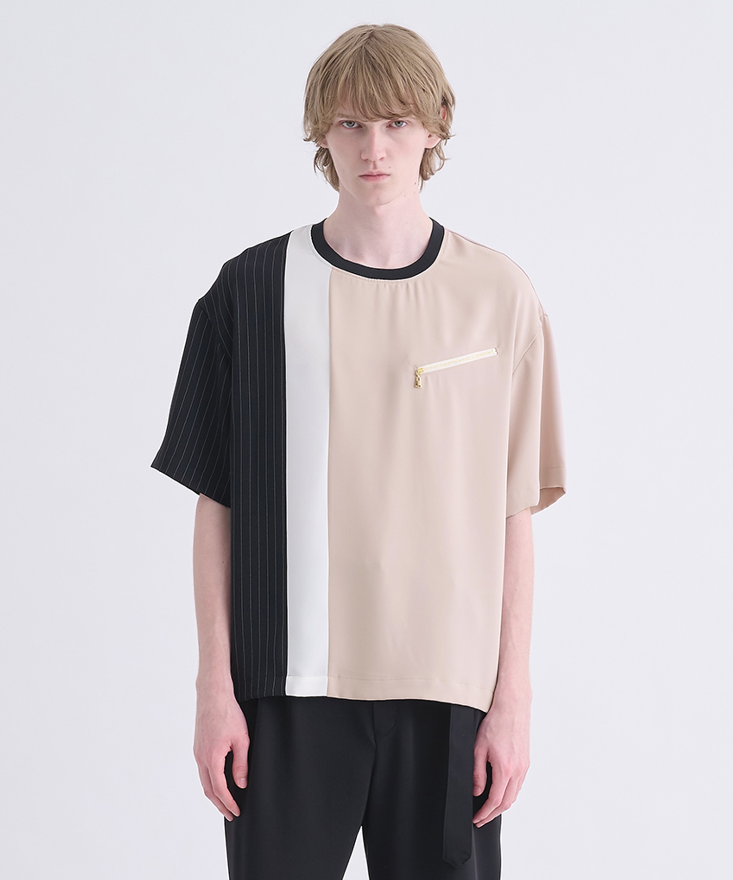 Double Satin Bi Color Pullover