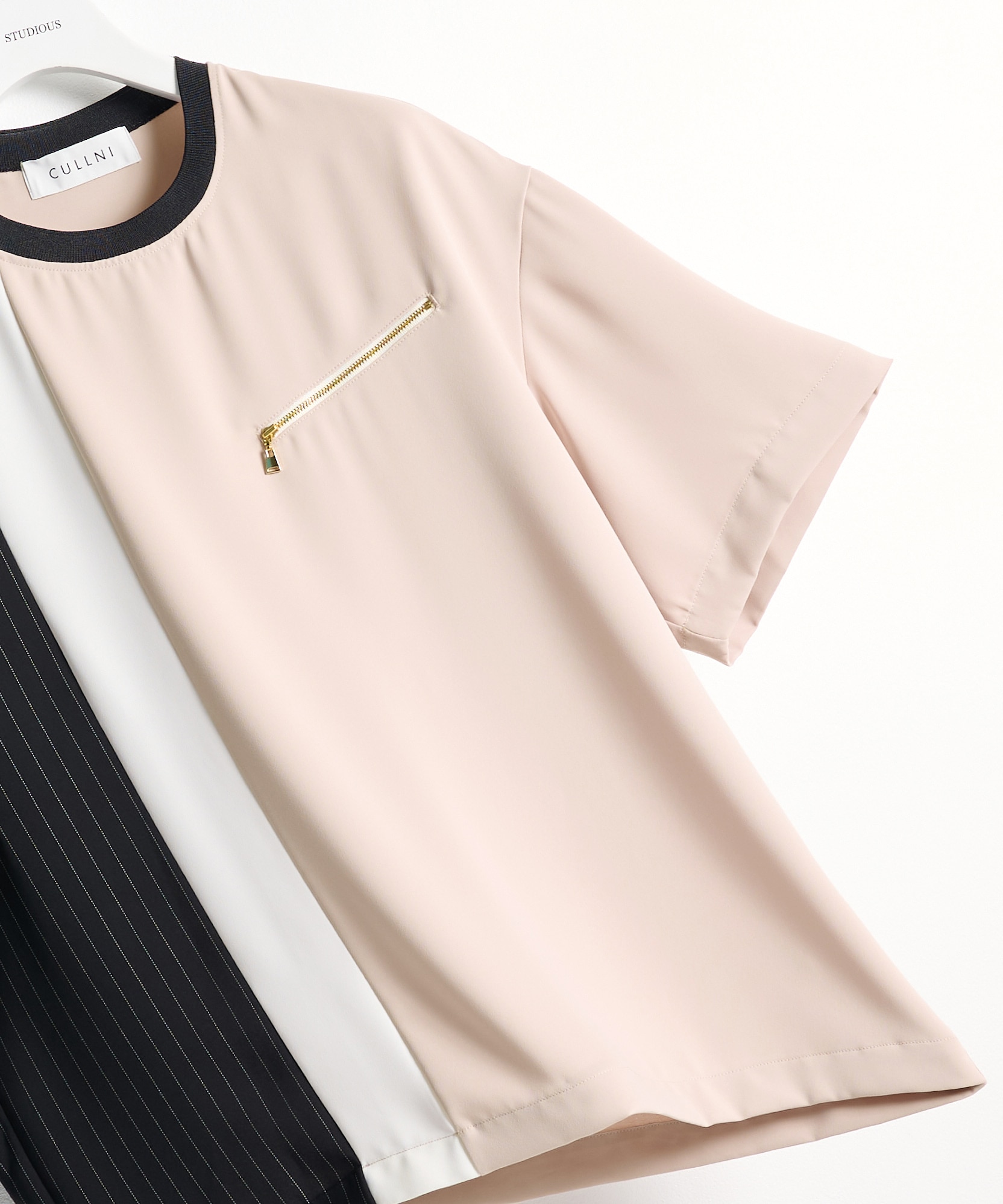 Double Satin Bi Color Pullover