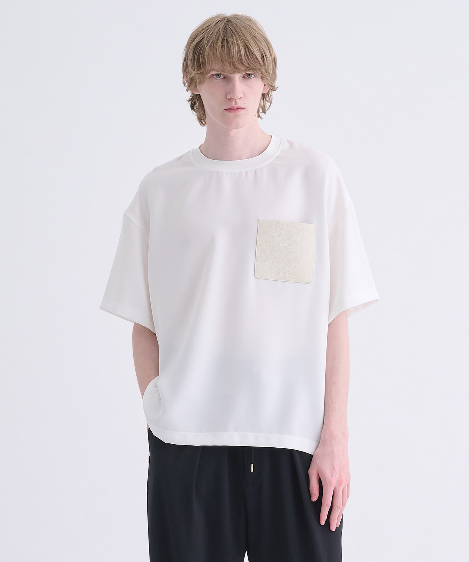 〈別注〉Sugoku Suzushii Leather Pocket S/S TEE