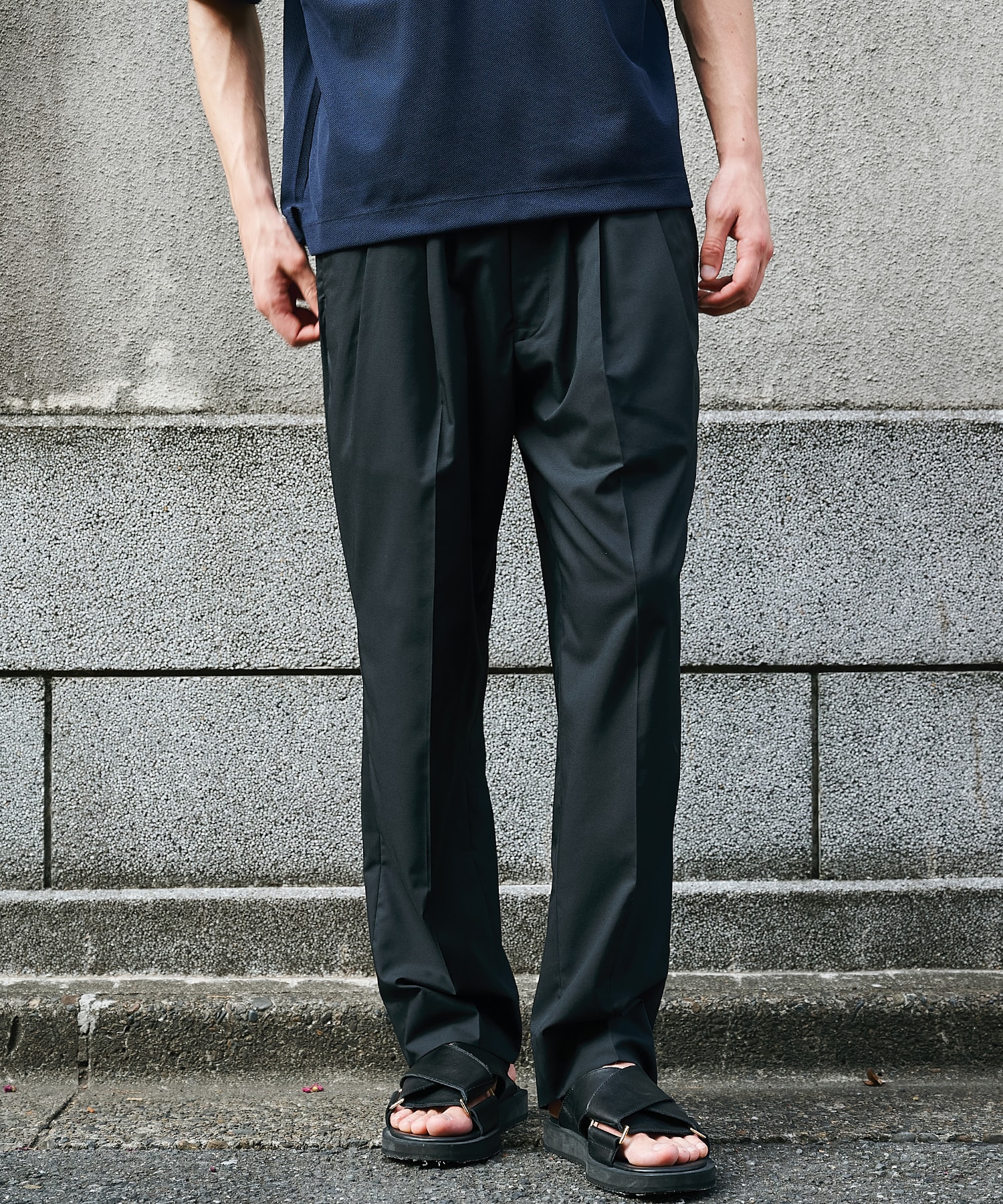 アイスワイドテーパードパンツ