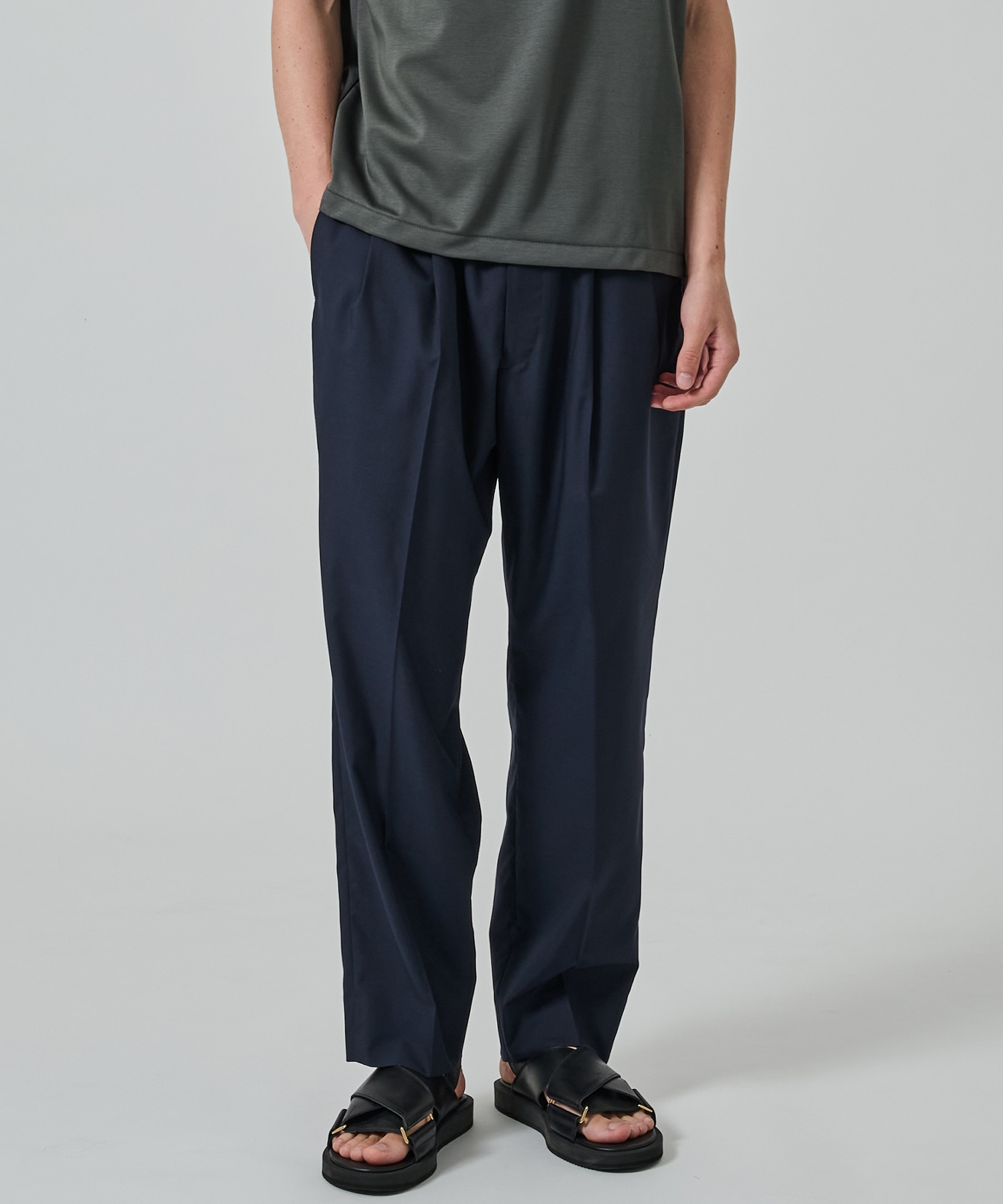 アイスワイドテーパードパンツ