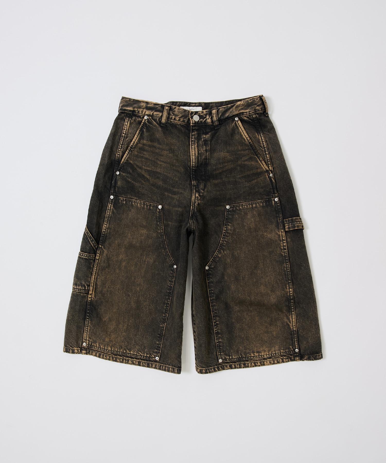 〈別注〉 DOUBLE KNEE DENIM SHORTS