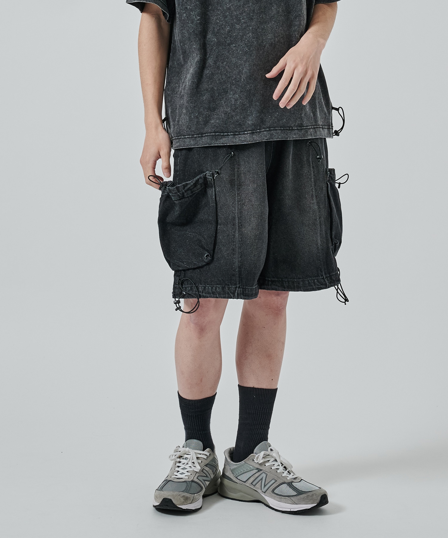 CPG ANOMALY CORD DENIM HALF PANTS