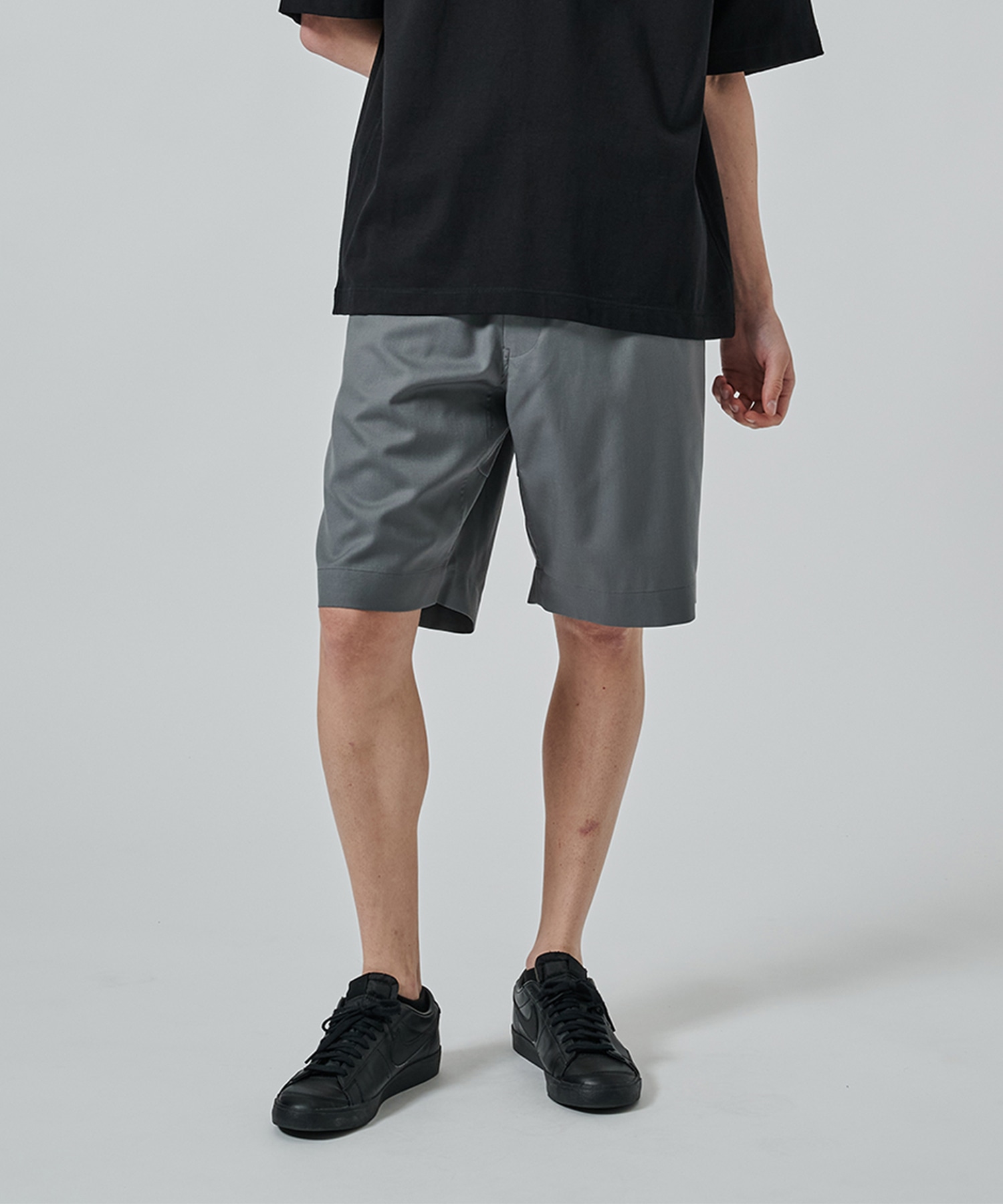 WEBBING BELT HALF PANTS