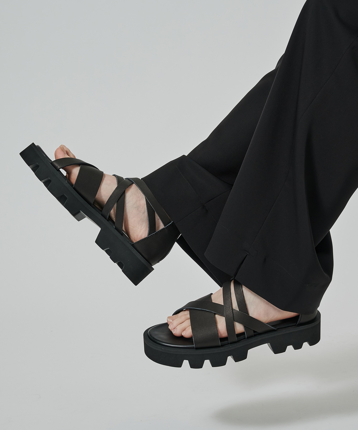 GLADIATOR SANDALS with Chunky Sole