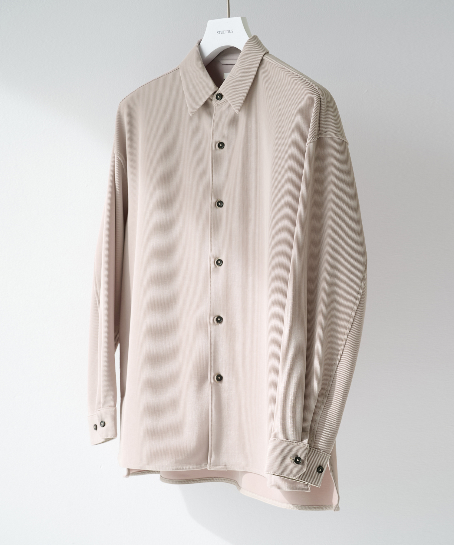 ナロープリーツリラックスシャツ