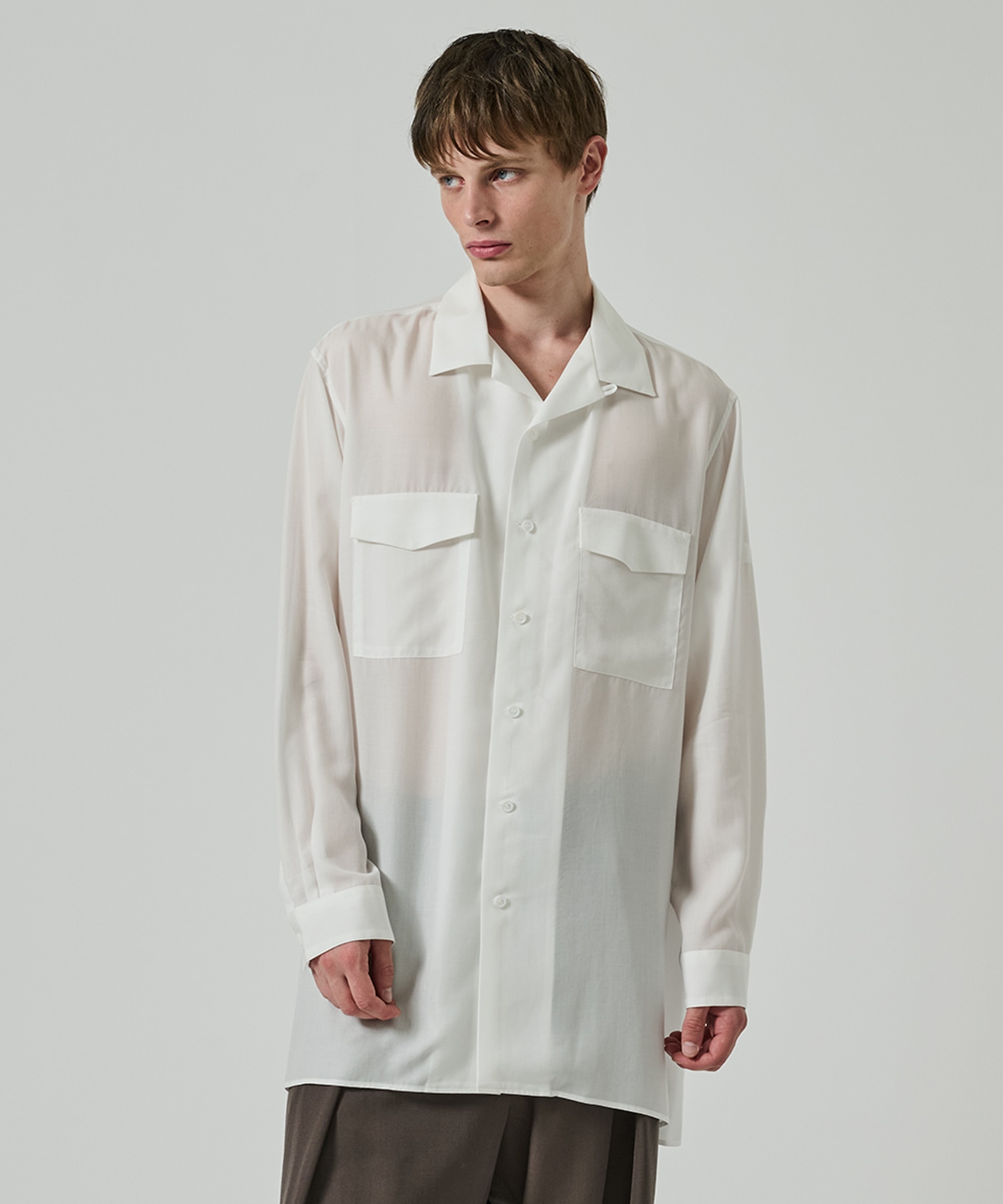 SUIT CDH OPEN COLLAR SHIRT