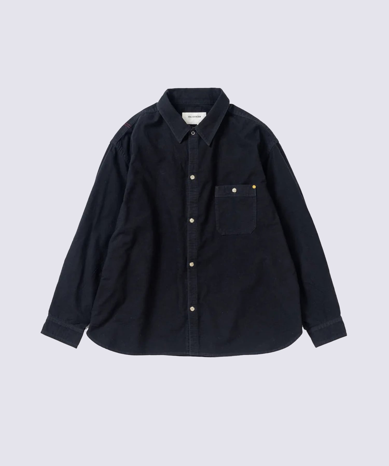 COTTON SUEDE WIDE SHIRTS