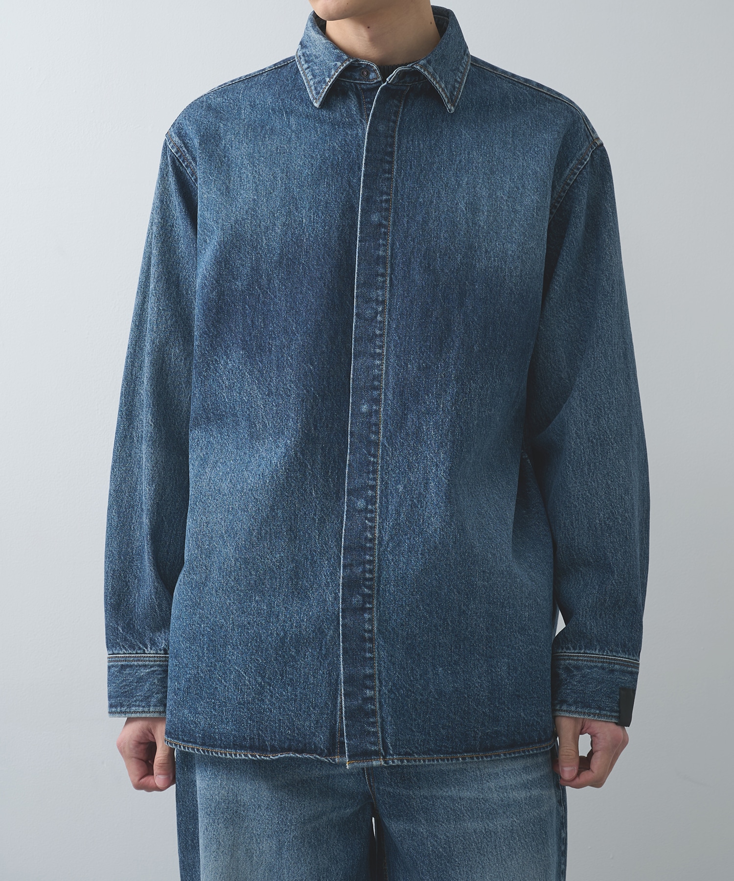 2252-SH22-009-W DENIML/S SHIRTS WASHED