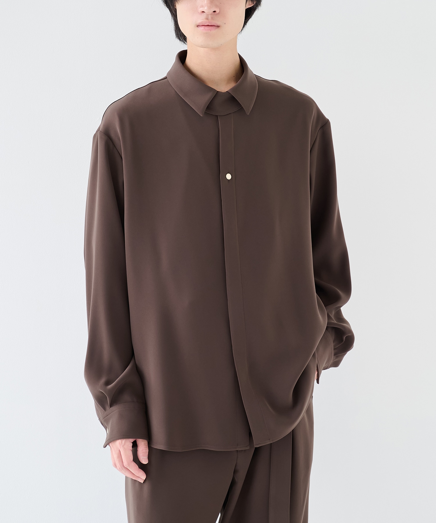 新品未使用　クルニ　STUDIOUS別注 LAYERED PO 黒　ネイビー　2 CULLNI （クルニ）公式通販｜STUDIOUS（ステュディオス