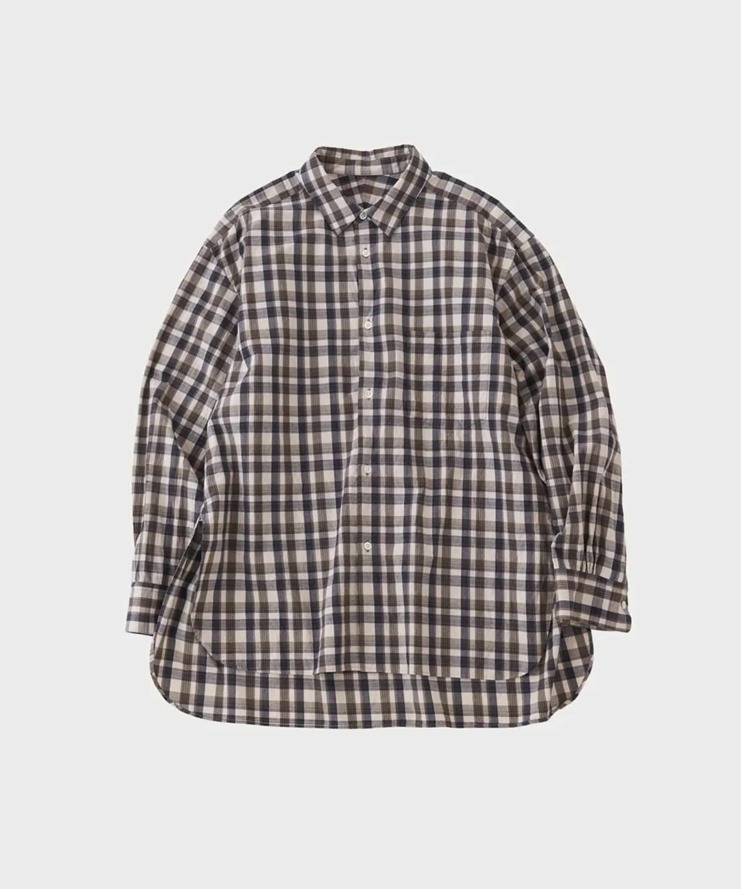 REGULAR COLLAR L/S CHECK SHIRTS