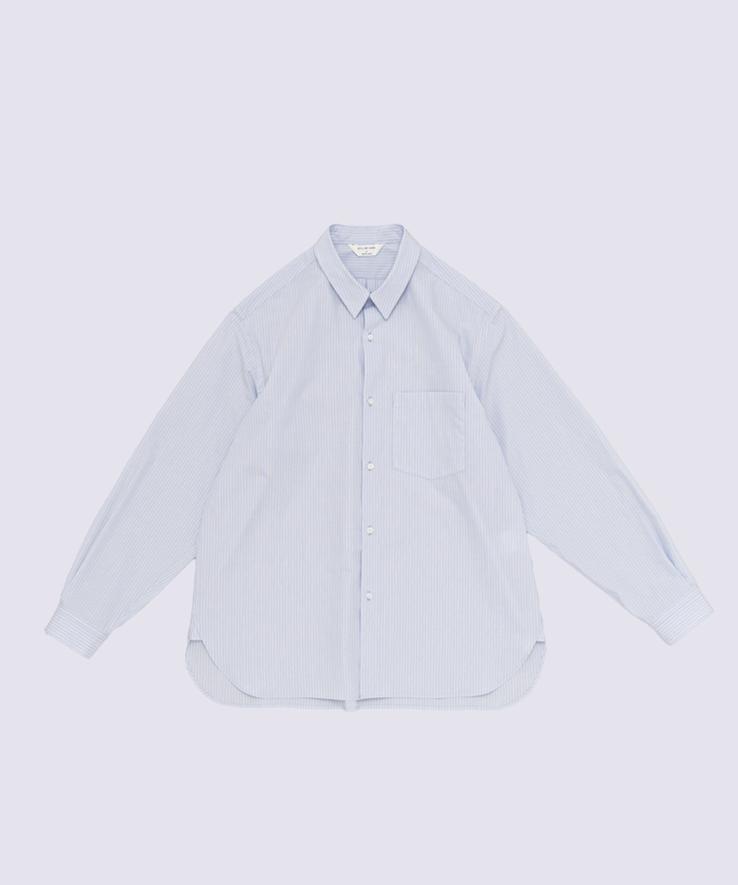 Regular collar stripe shirt