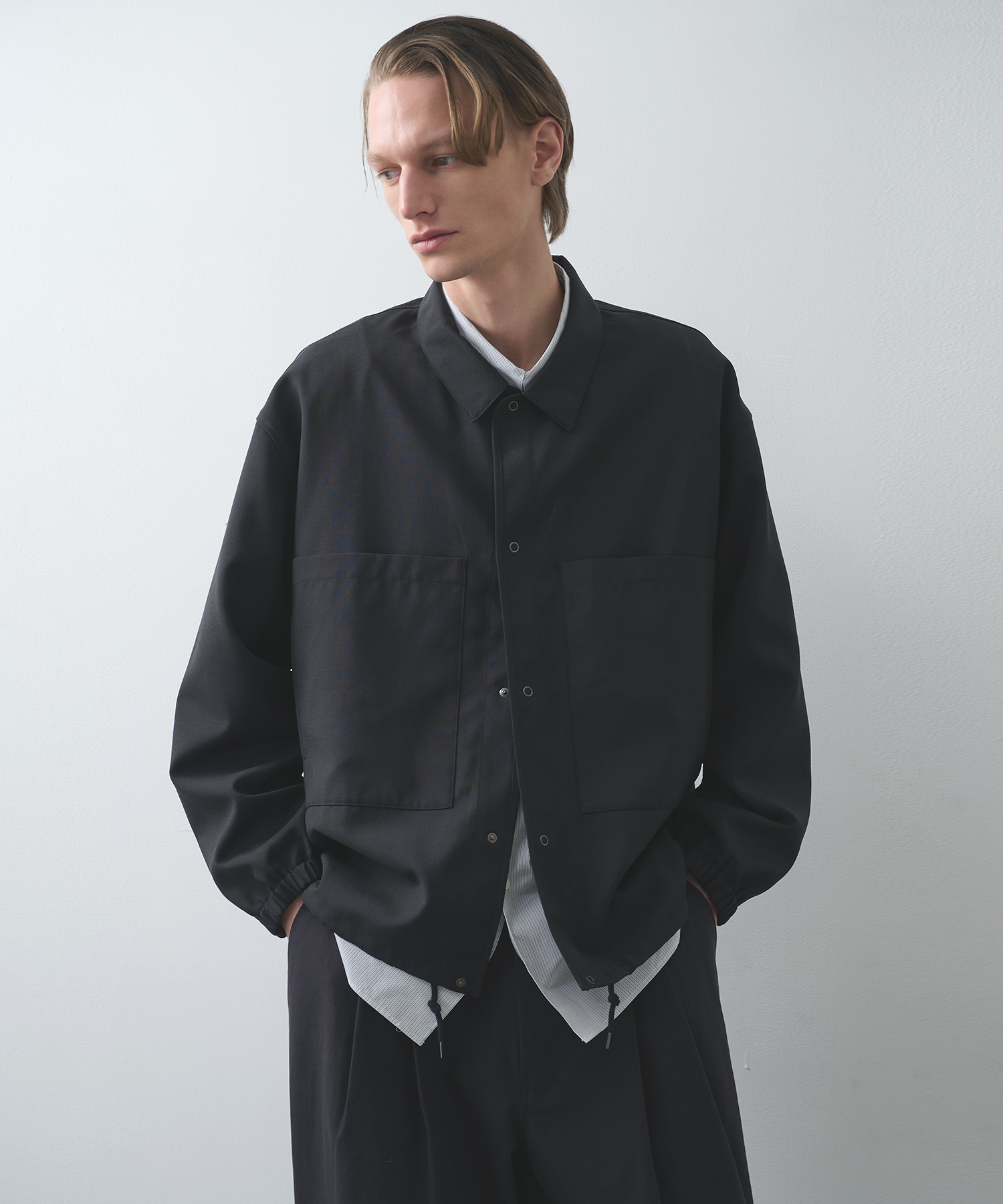 Double pocket shirt jacket