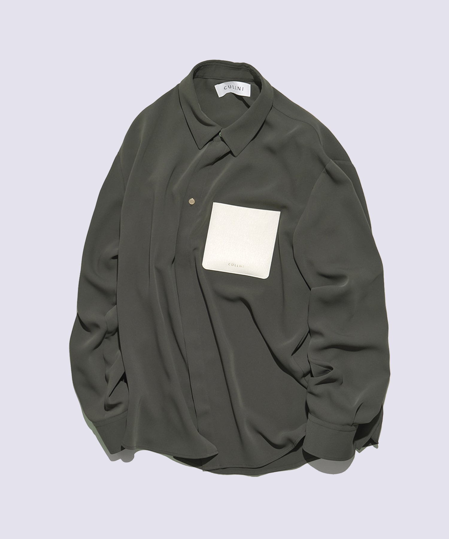 別注 Leather Pocket L/S Shirts