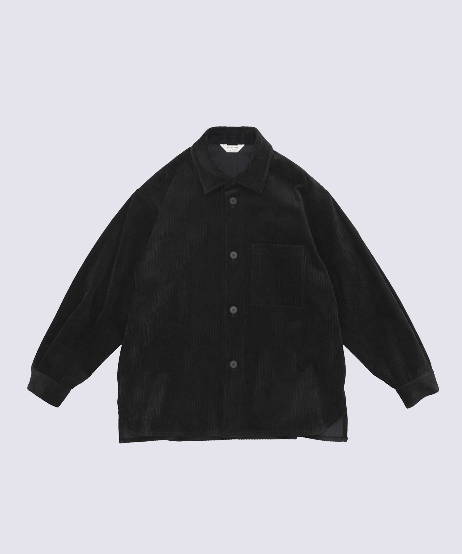 Corduroy shirt jacket