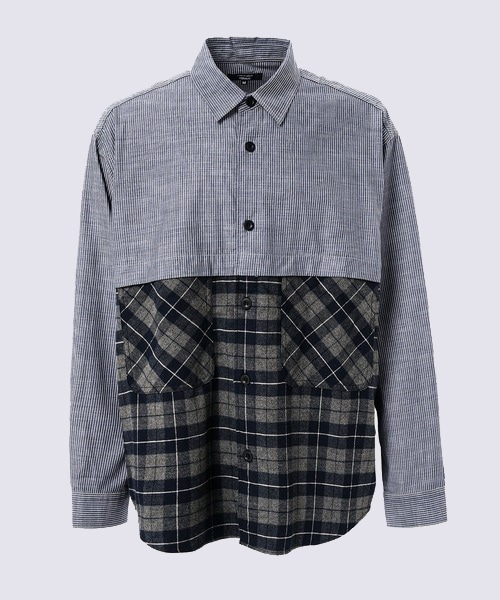 HP-B018-051 L/S STRIPE SHIRT