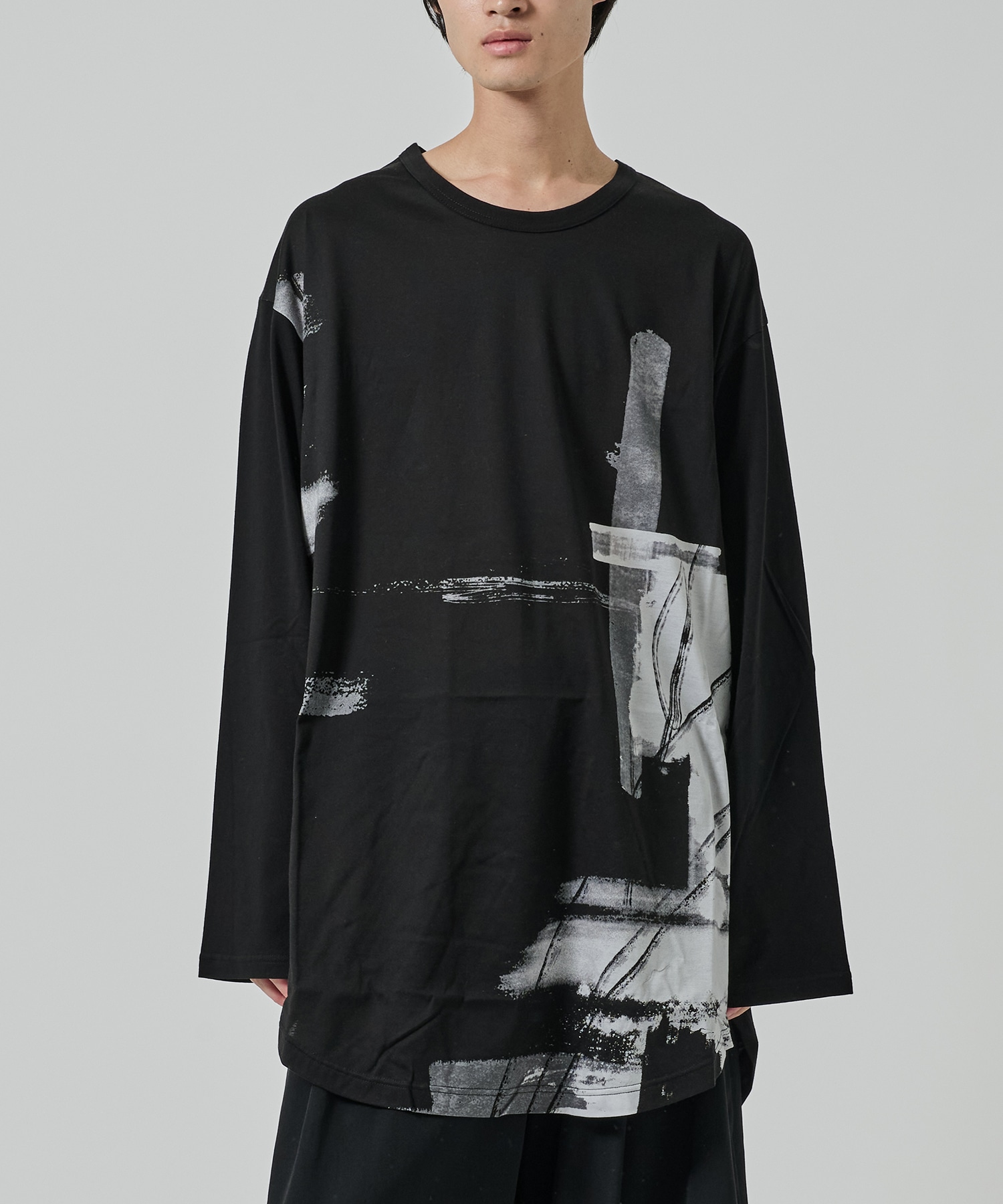 長袖ジャンボラウンドTシャツ