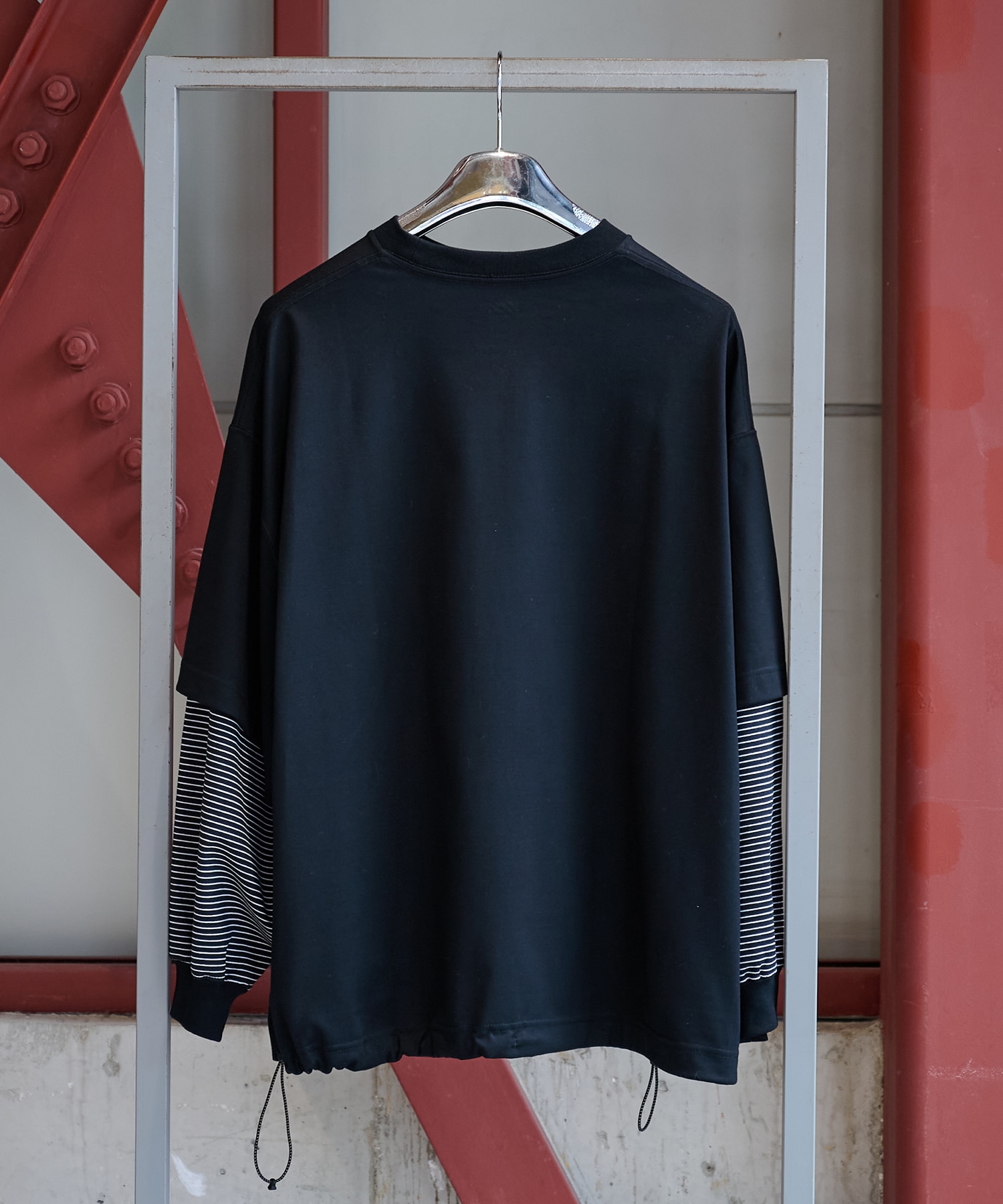 BALLOON LAYERED LONG SLEEVE T SHIRT