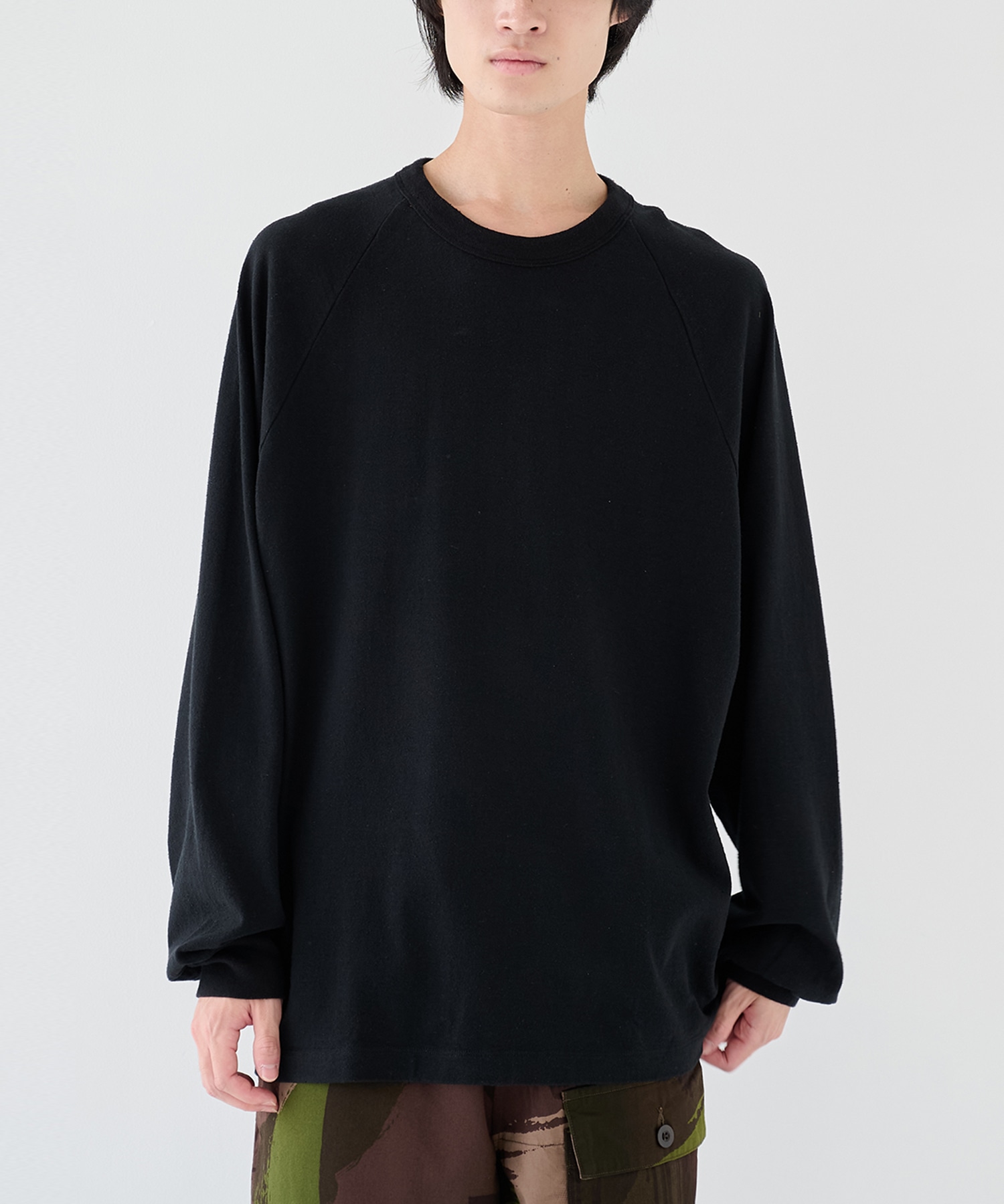 Co/Silk Nep Raglan Tee