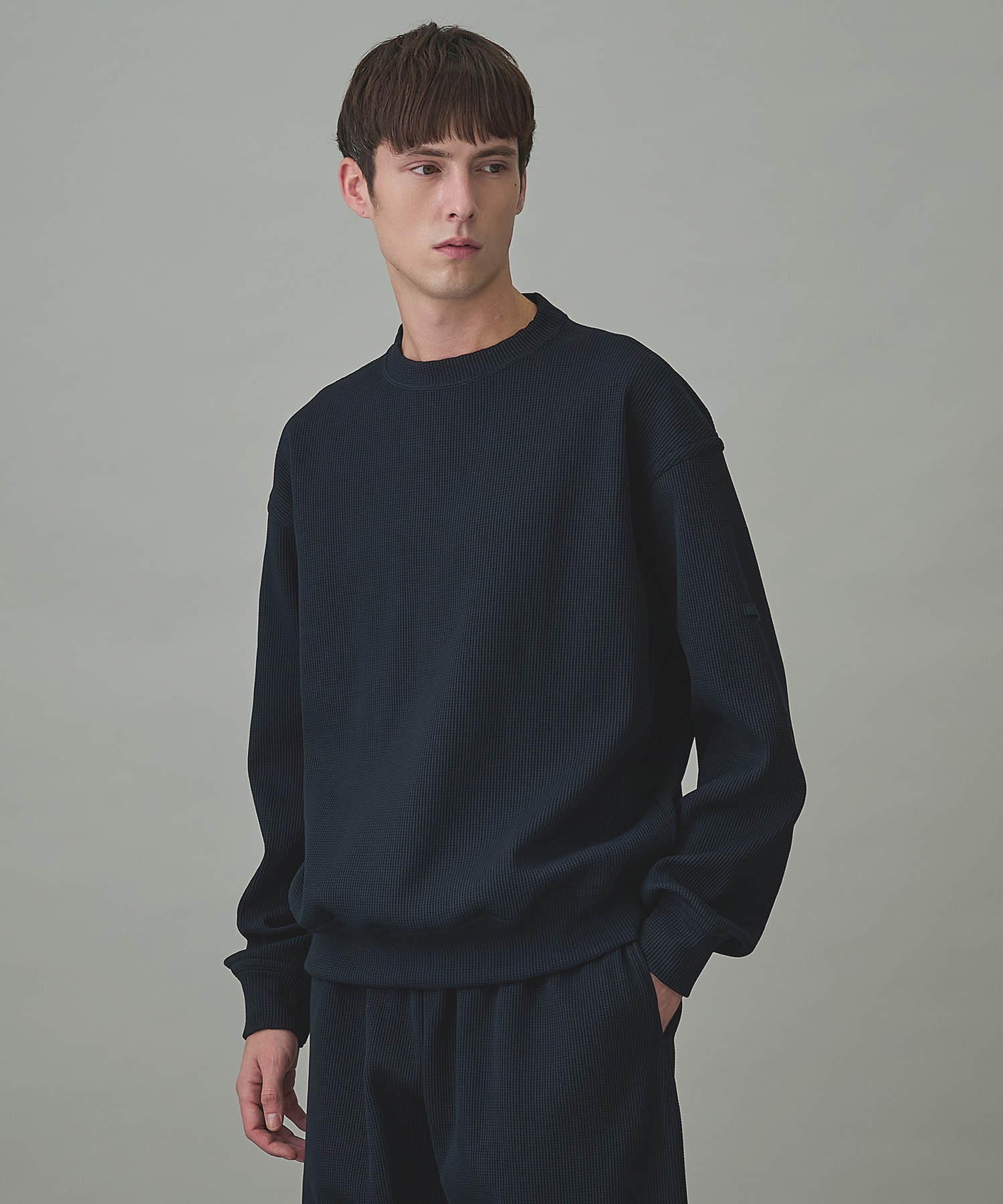 別注 WAFFLE P/O SWEAT