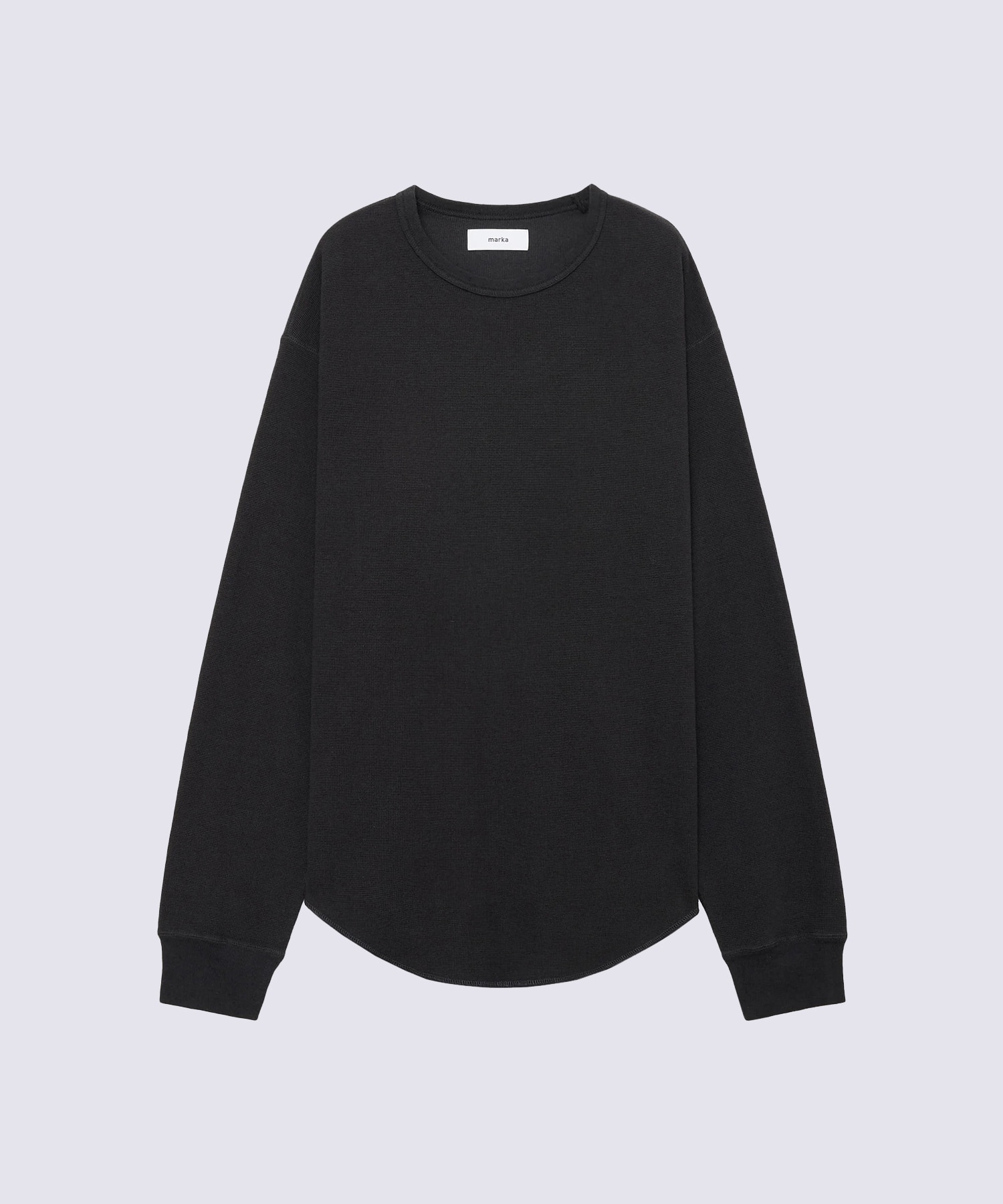 オーガニックコットンヘンプメッシュニット / クルーネックL/S Tee