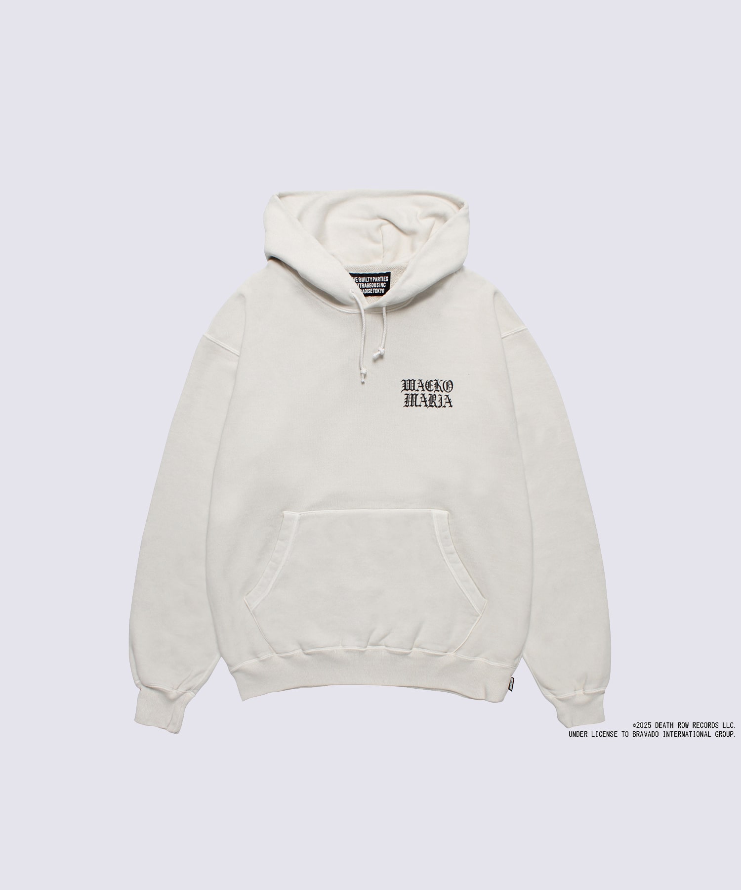 DEATH ROW RECORDS / WASHED MIDDLE WEIGHT PULLOVER HOODIE
