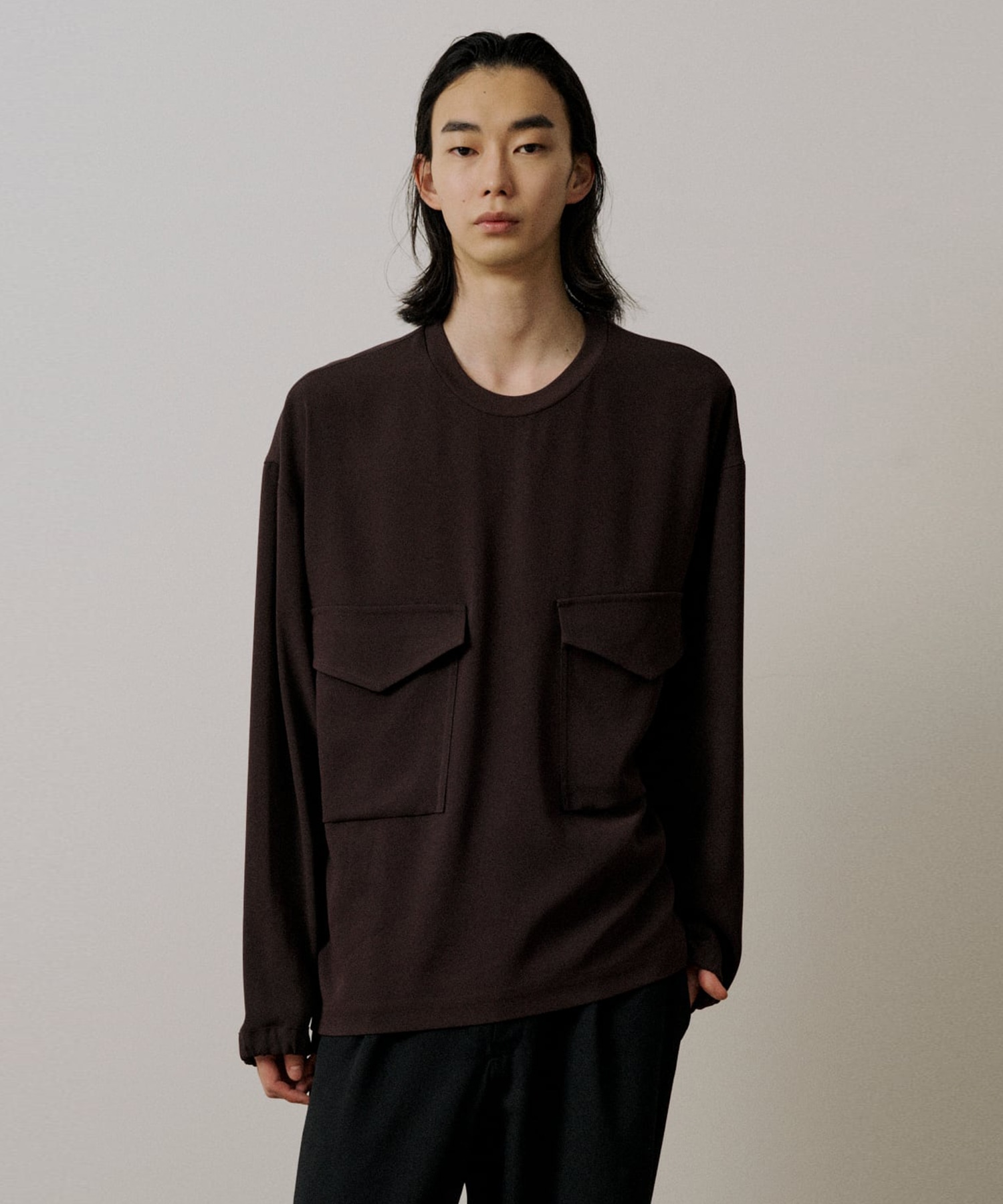 Pocket Long Sleeve Pullover