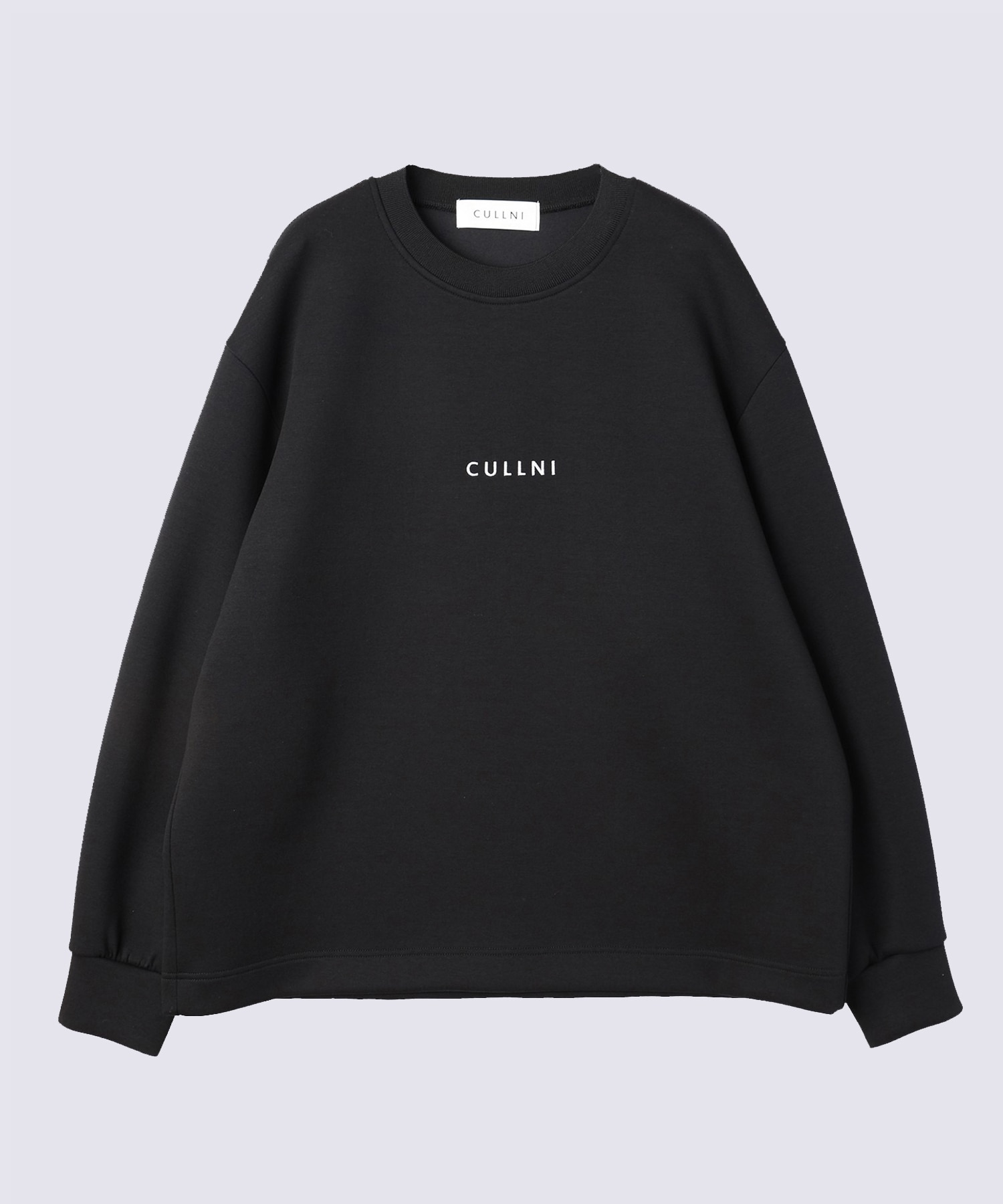 CULLNI Logo Embroidery Long Sleeve Pullover