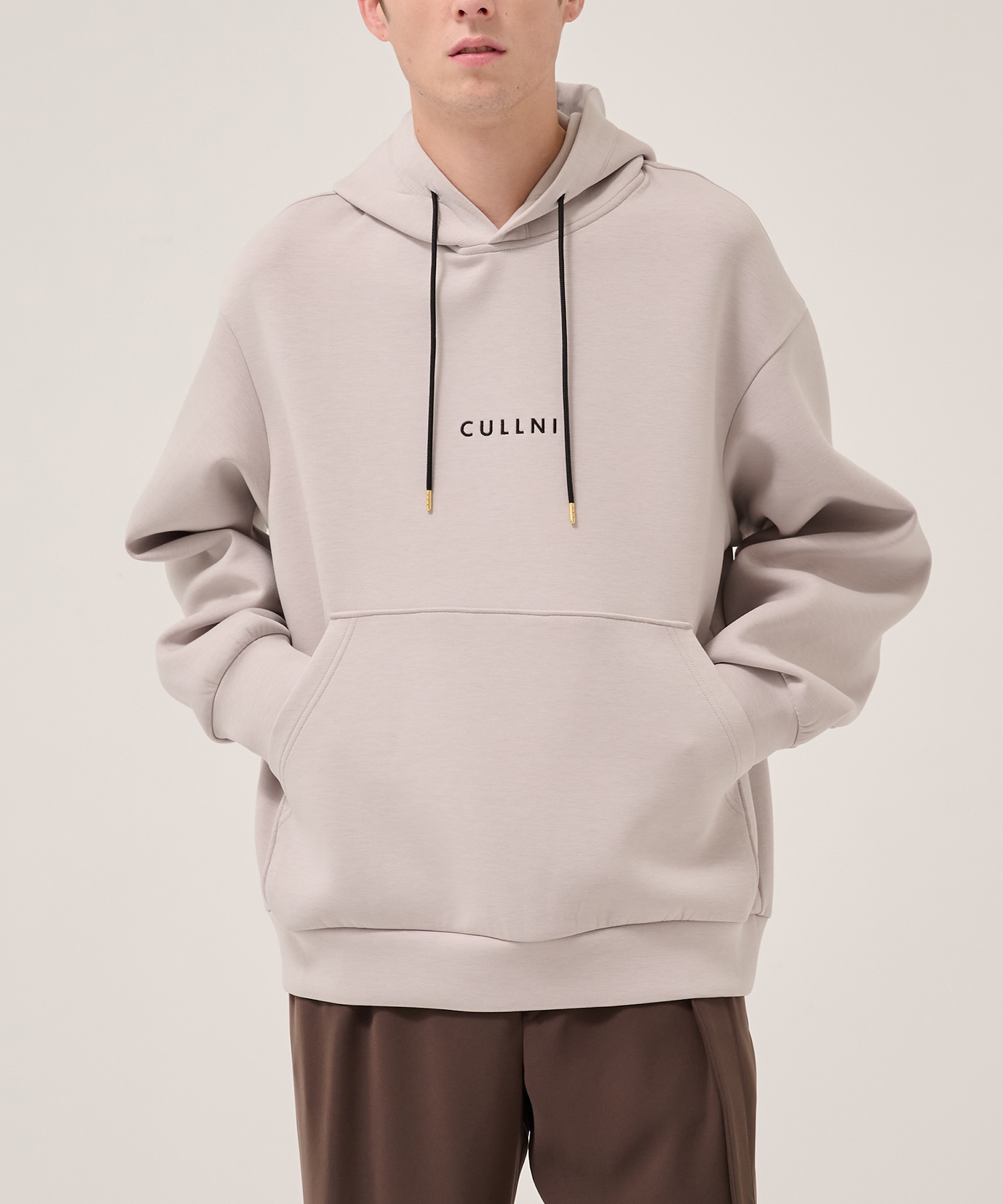 CULLNI Logo Embroidery Hoodie