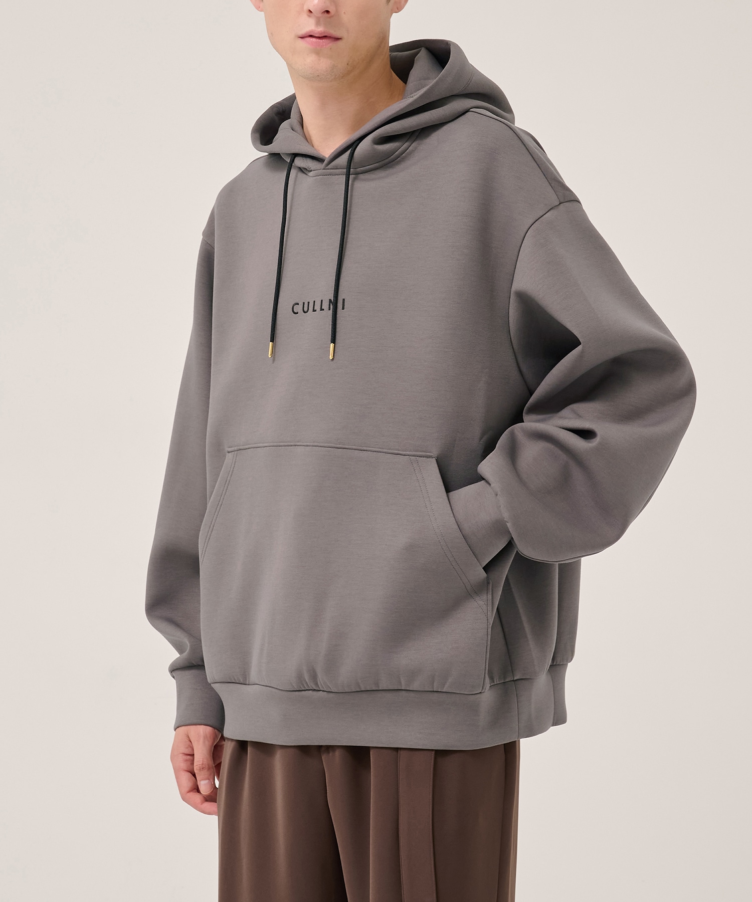 CULLNI Logo Embroidery Hoodie
