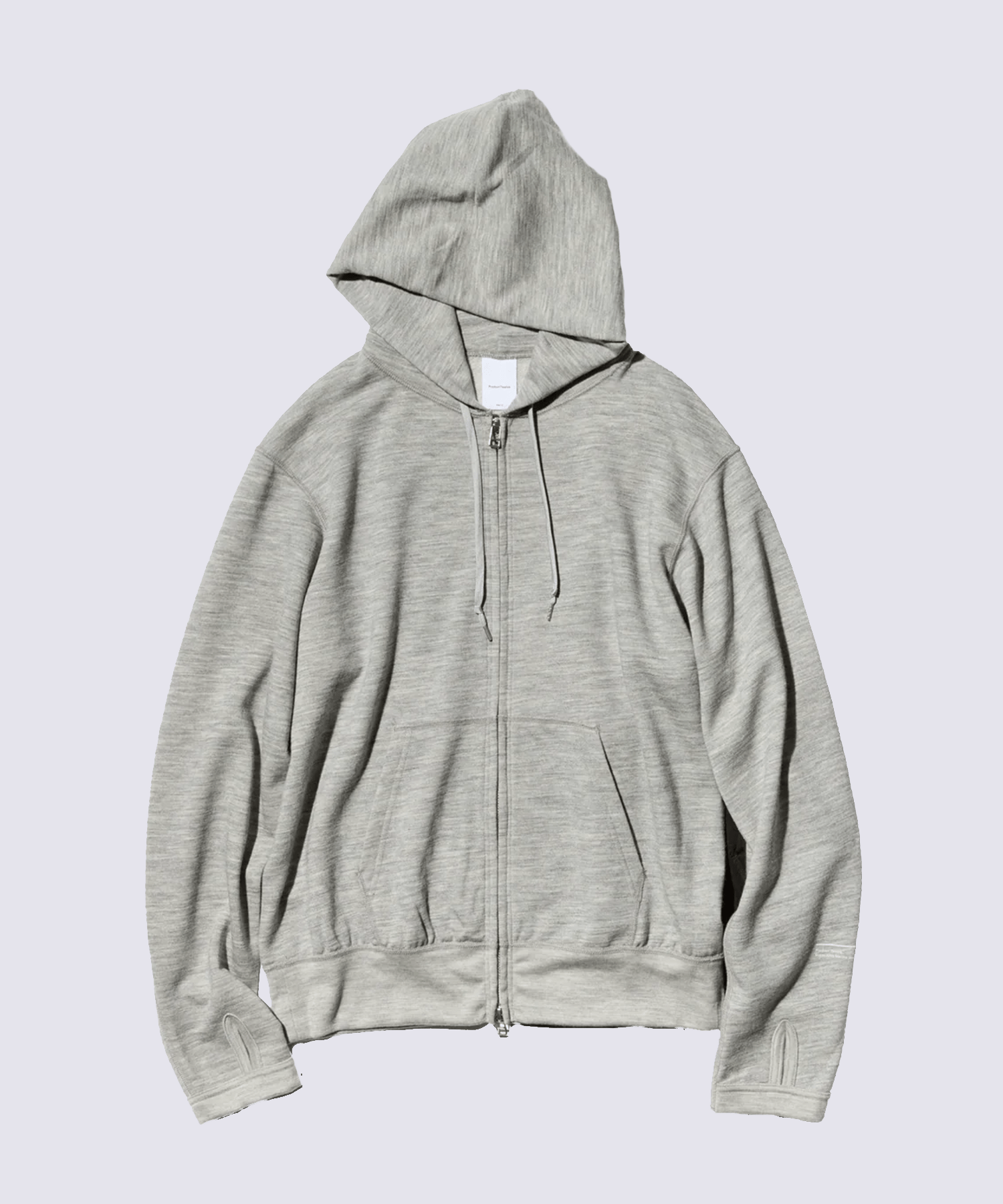 Super 140s /130s Melino Wool Zip Up Parka