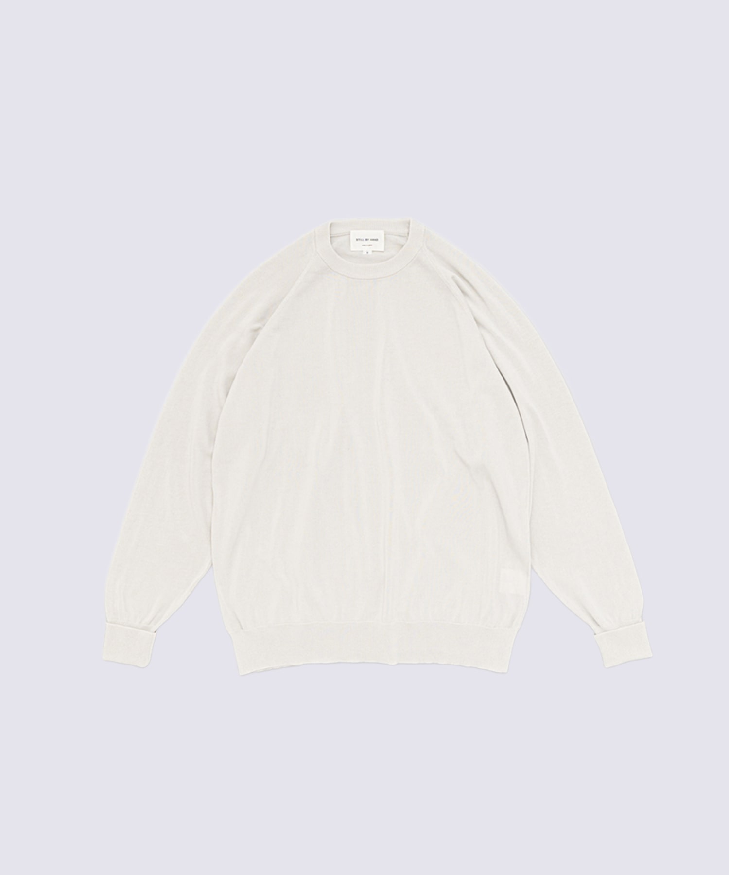 Cotton/silk pullover